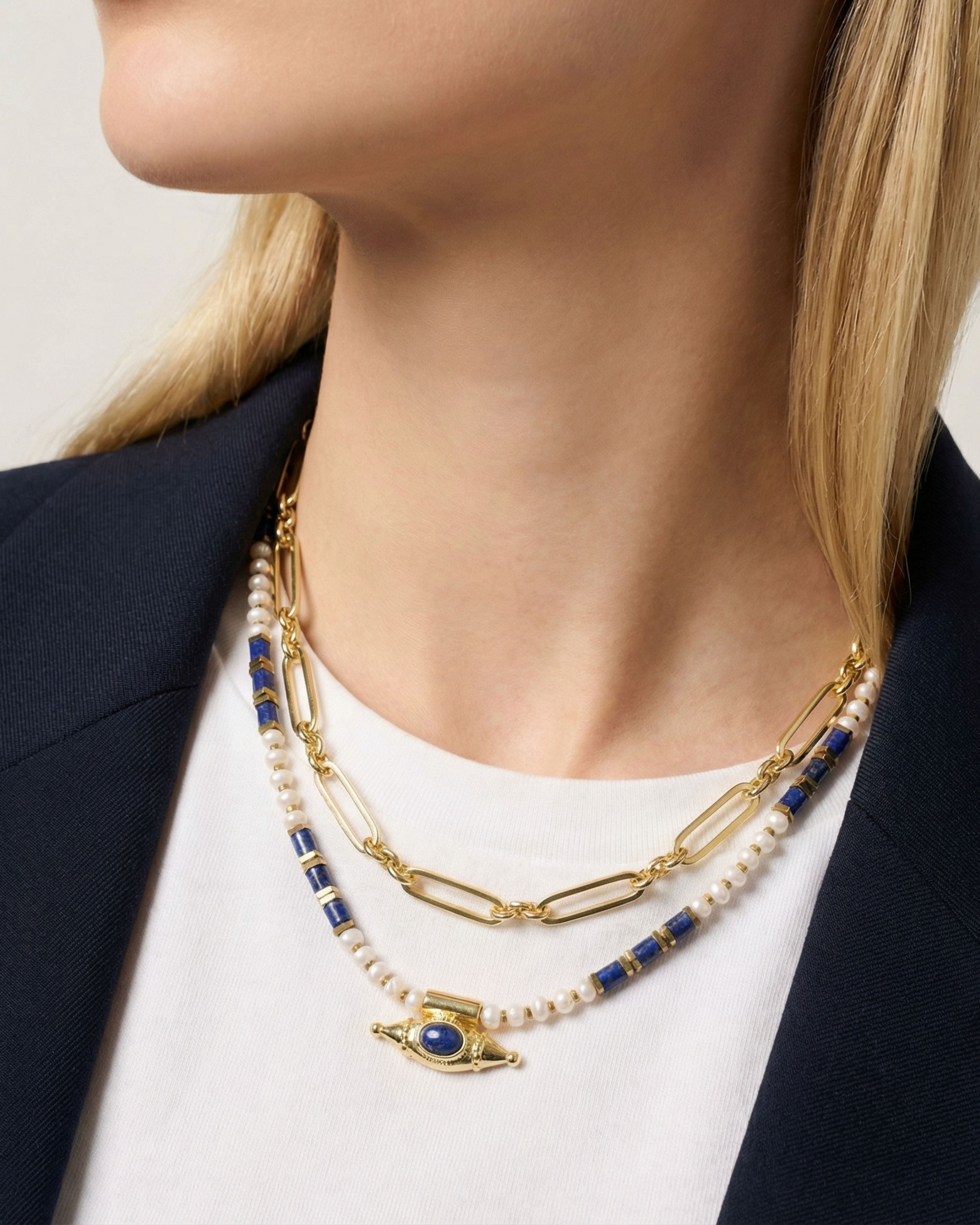 OLYMPIA CLIP CHAIN NECKLACE