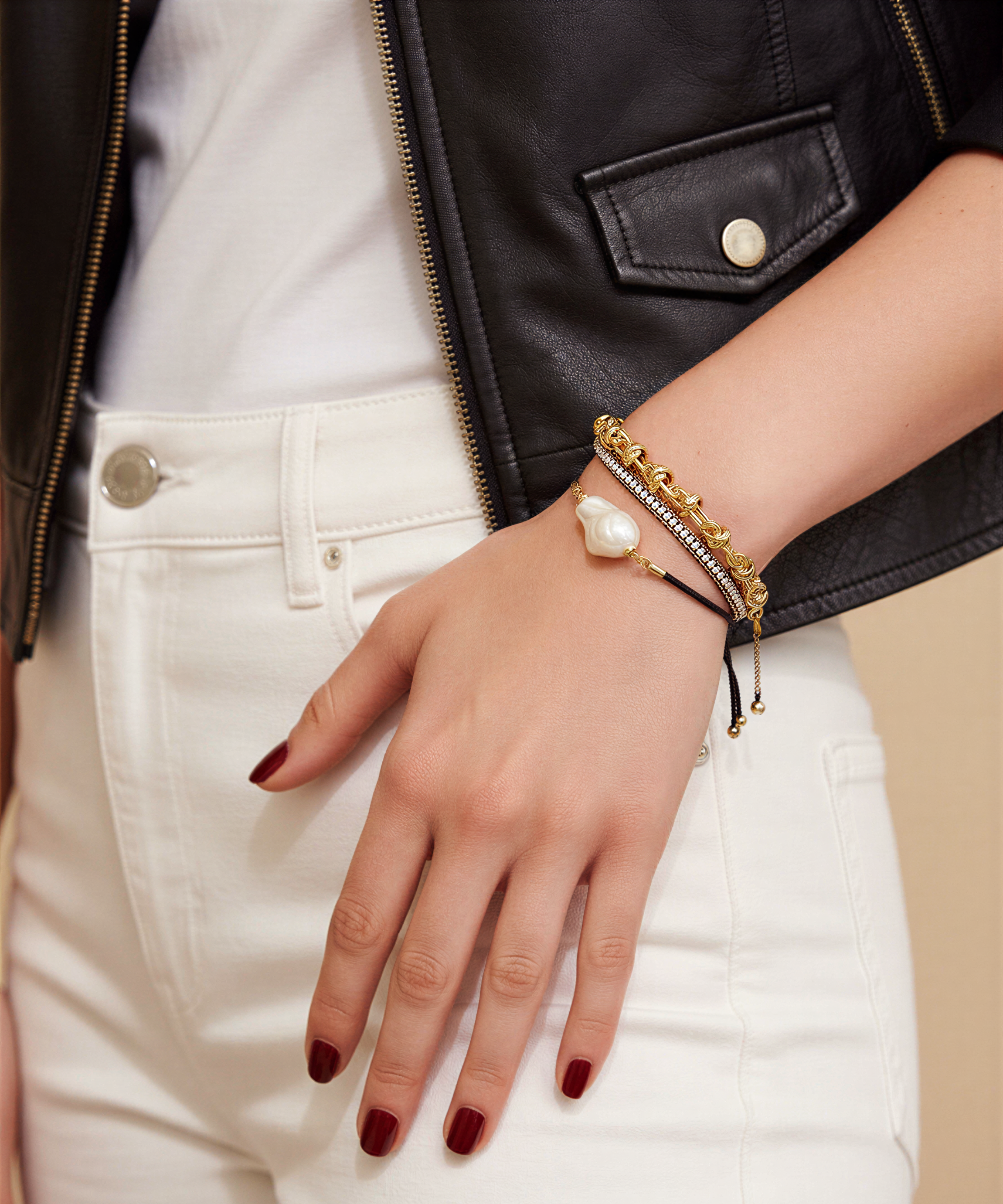 OLYMPIA KNOT CHAIN BRACELET