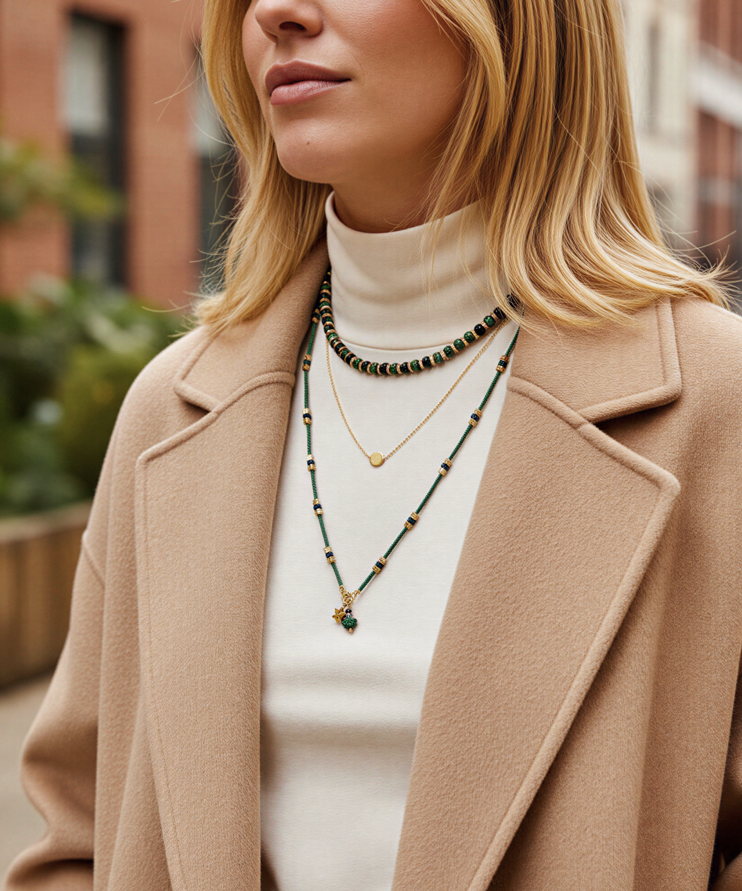 FORTUNE MALACHITE DOUBLE ROW