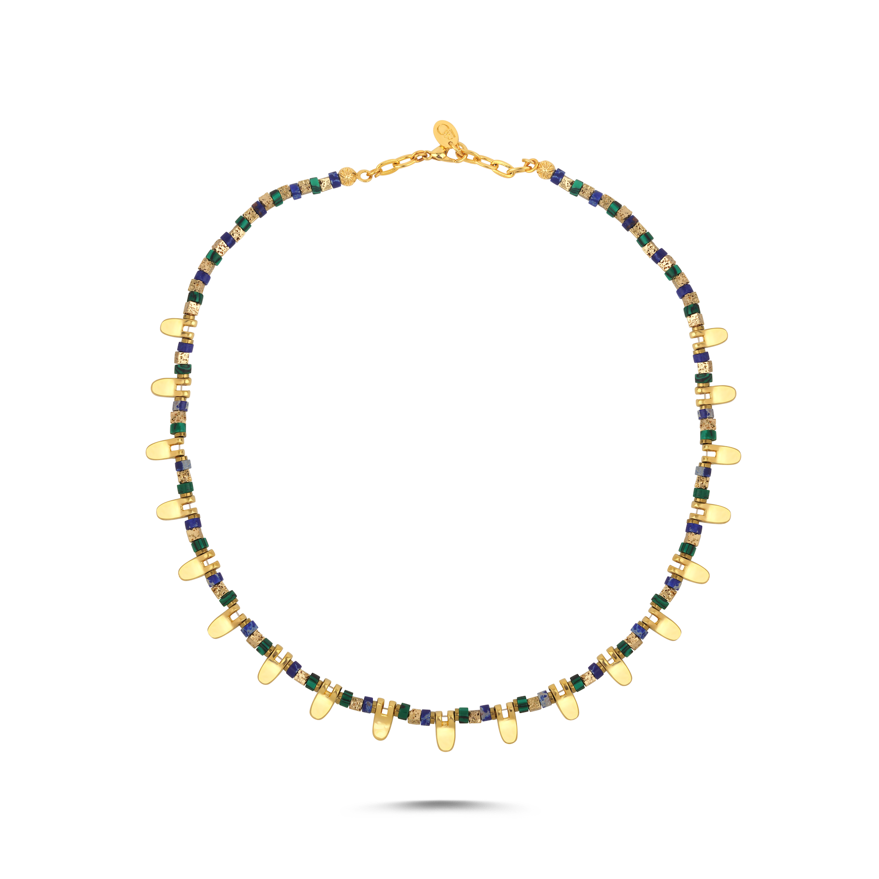 PORTOFINO MALACHITE LAPIS NECKLACE