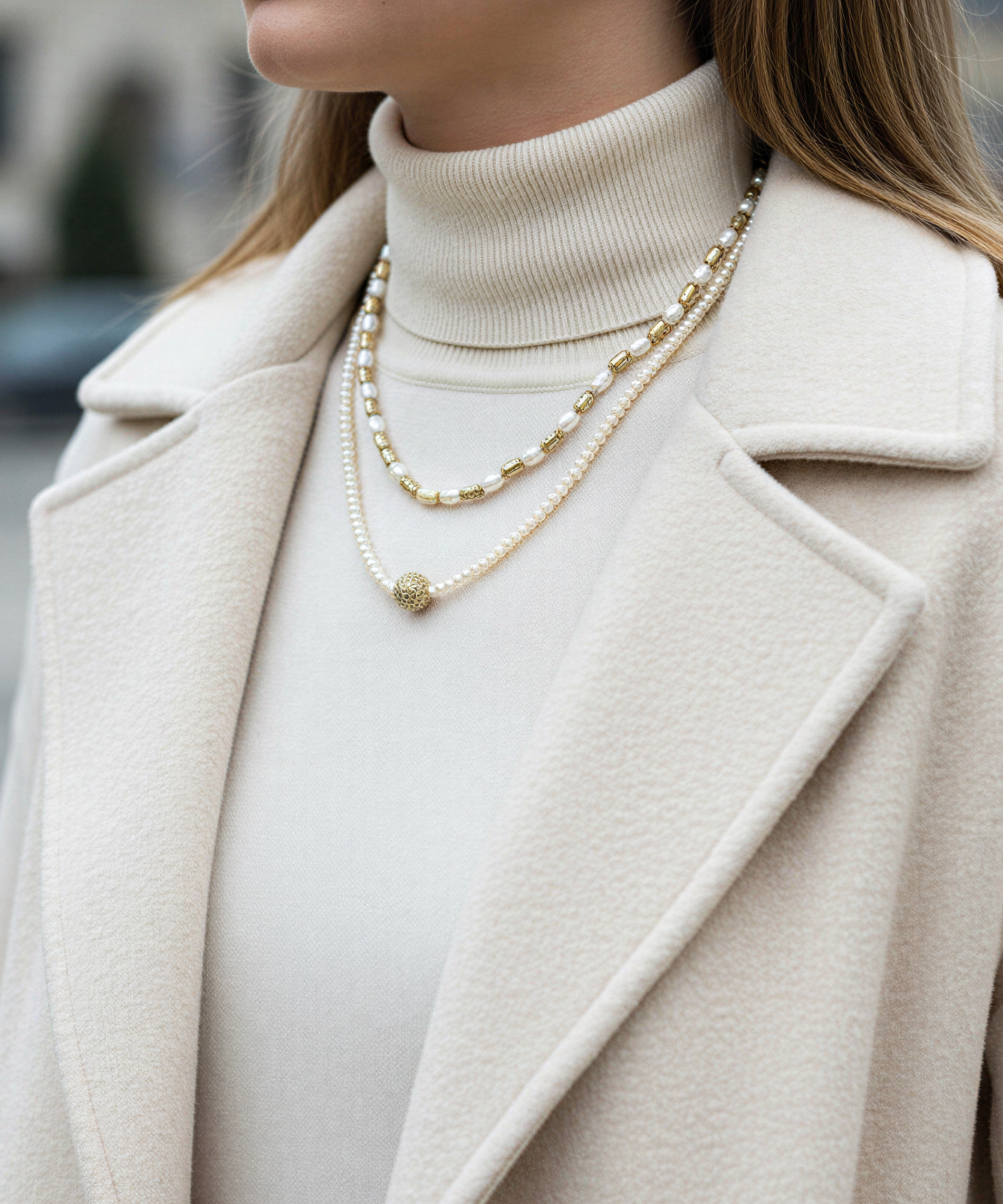 GOLDEN DREAM PEARL NECKLACE