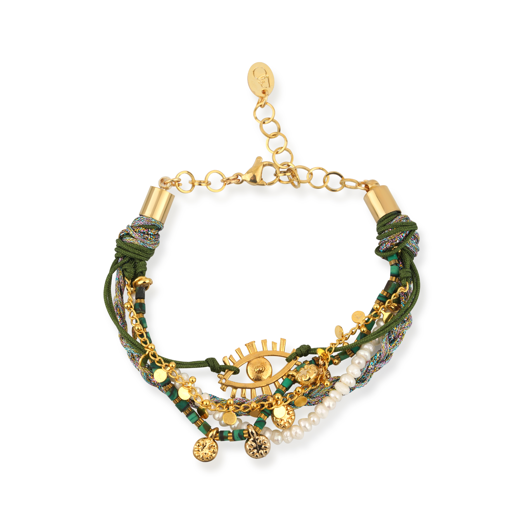 GYPSY GREEN PEARL BRACELET