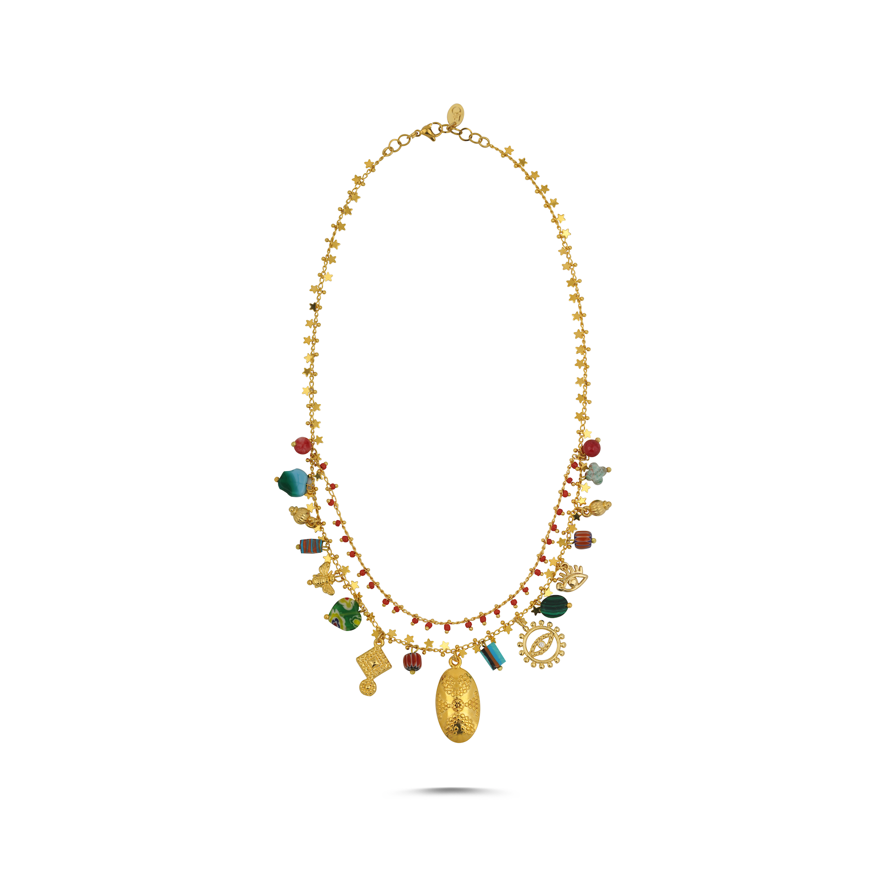 GYPSY CHARM LOVE RED NECKLACE