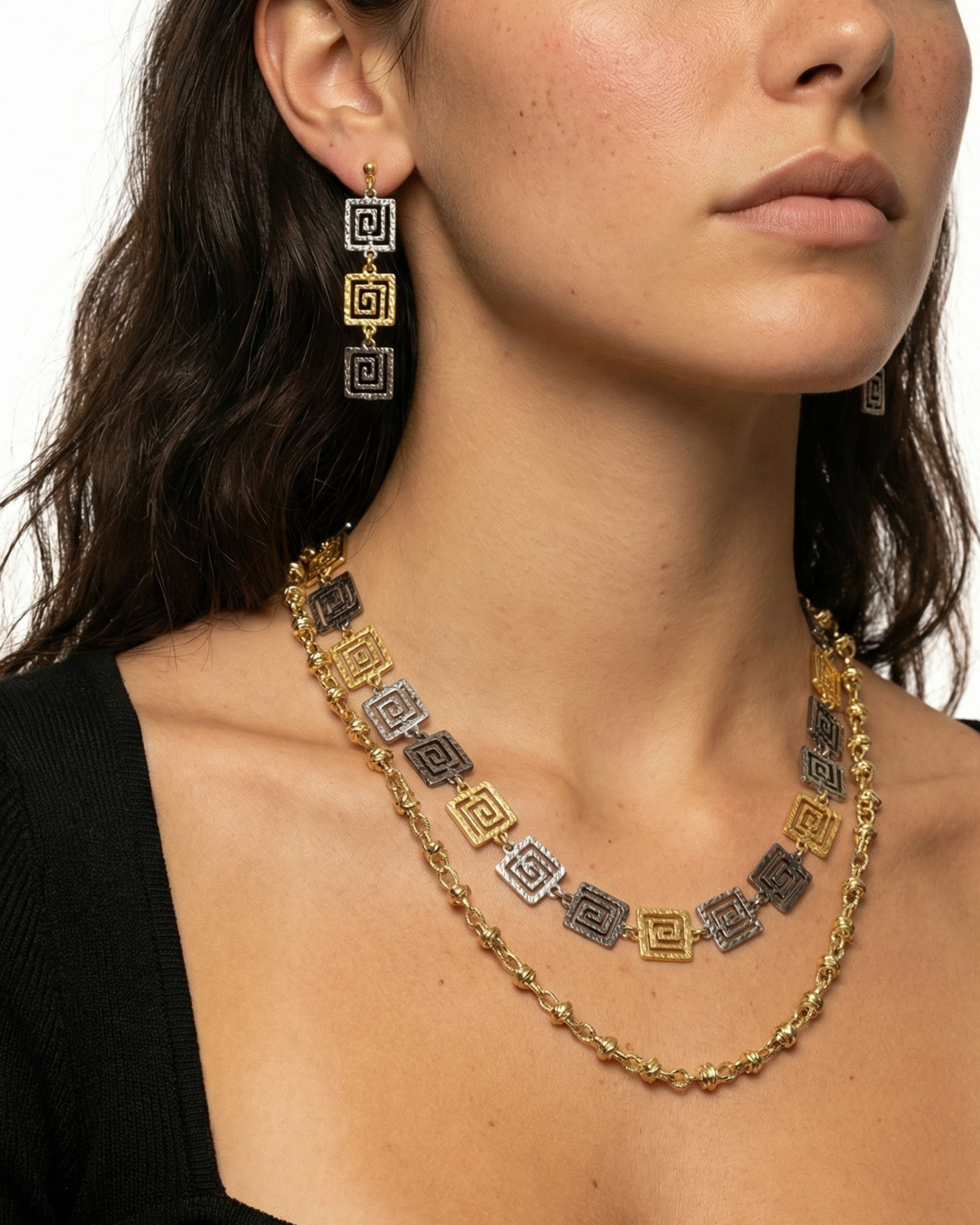 BOLD TRINITY EARRINGS