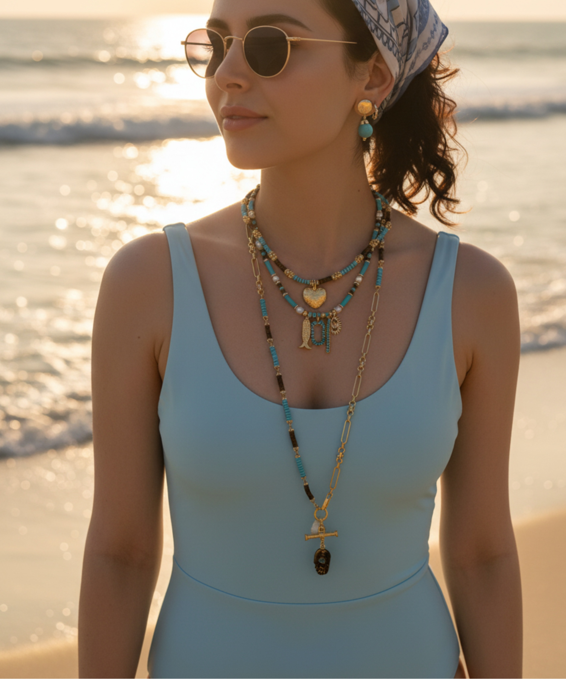 YOUR SIDE MARBELLA HAMSA NECKLACE