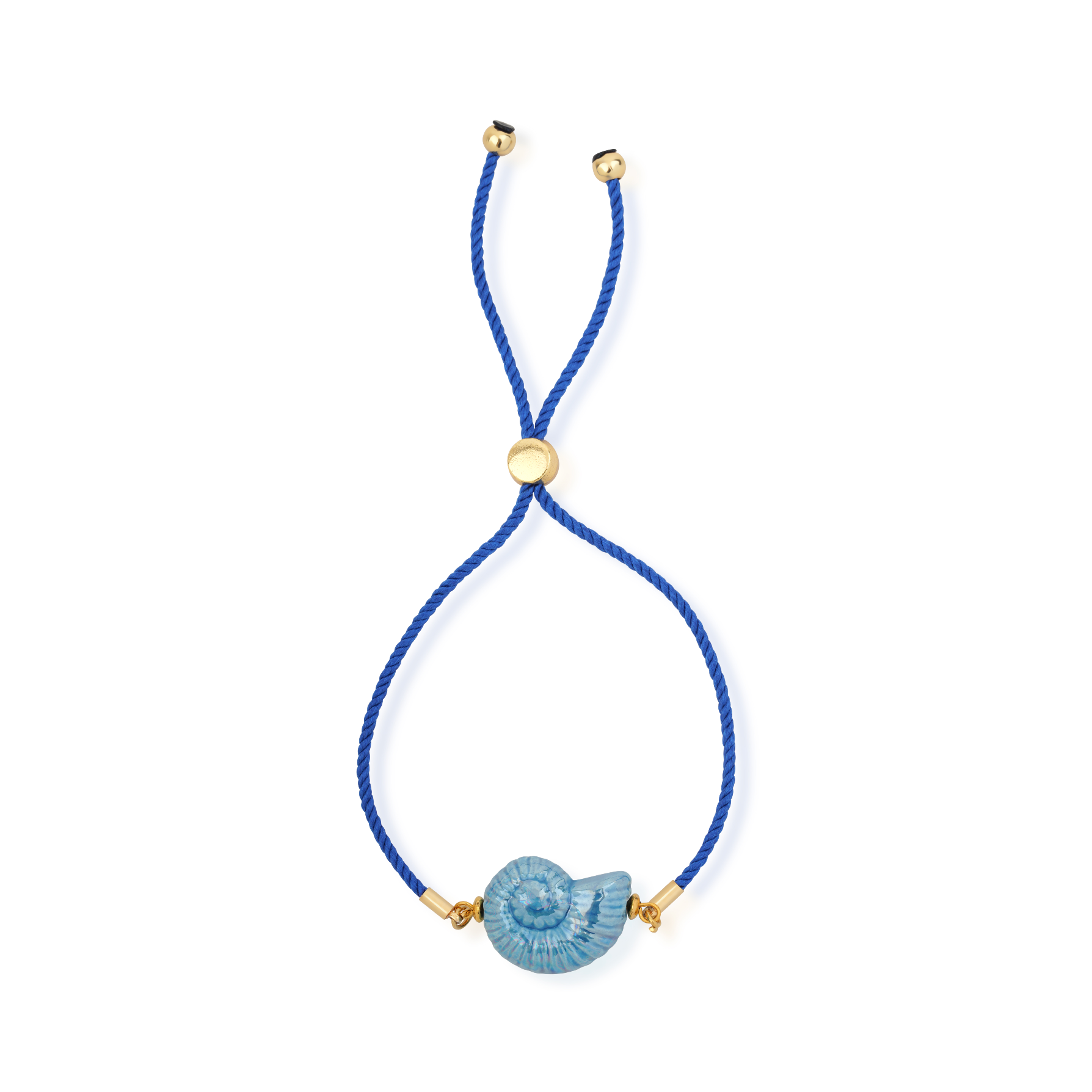 SEASHELL BLUE ROPE BRACELET