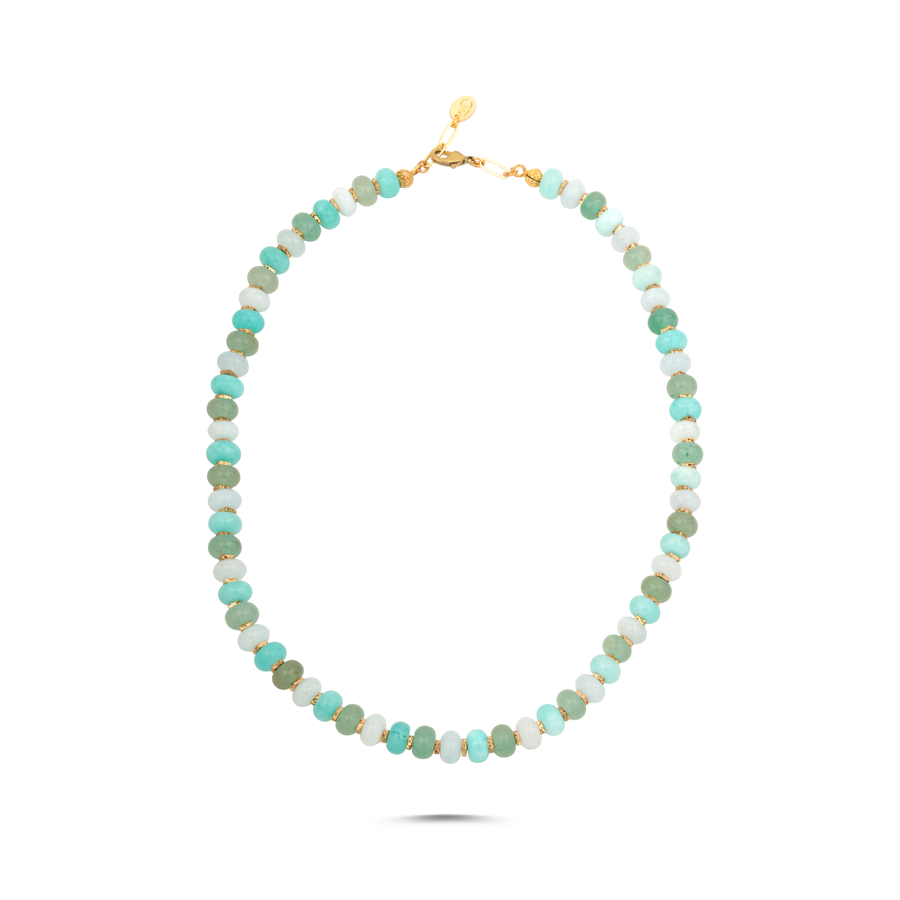 LAGUNA AQUA NATURAL STONE NECKLACE