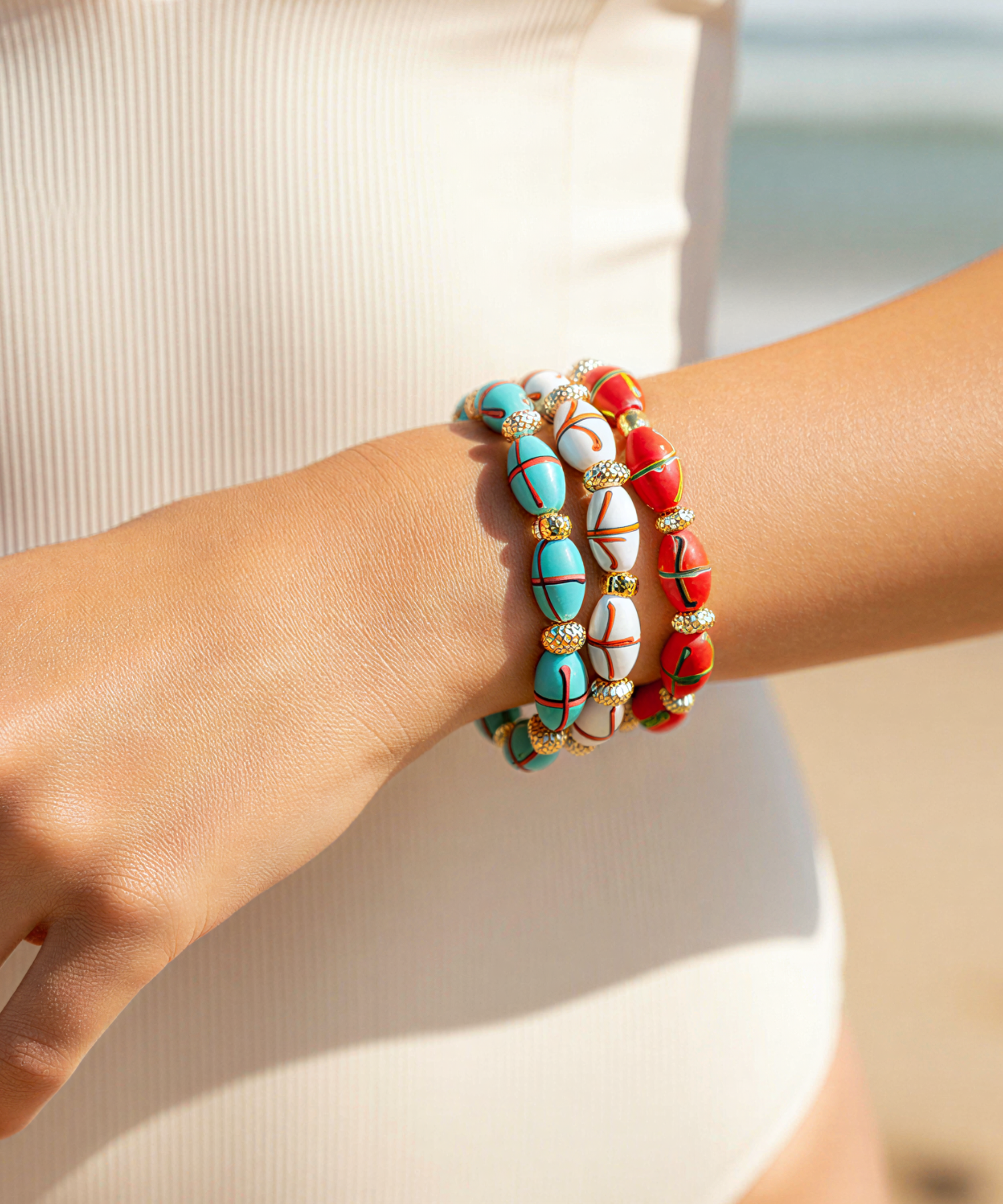 INDIAN SUMMER RED BRACELET