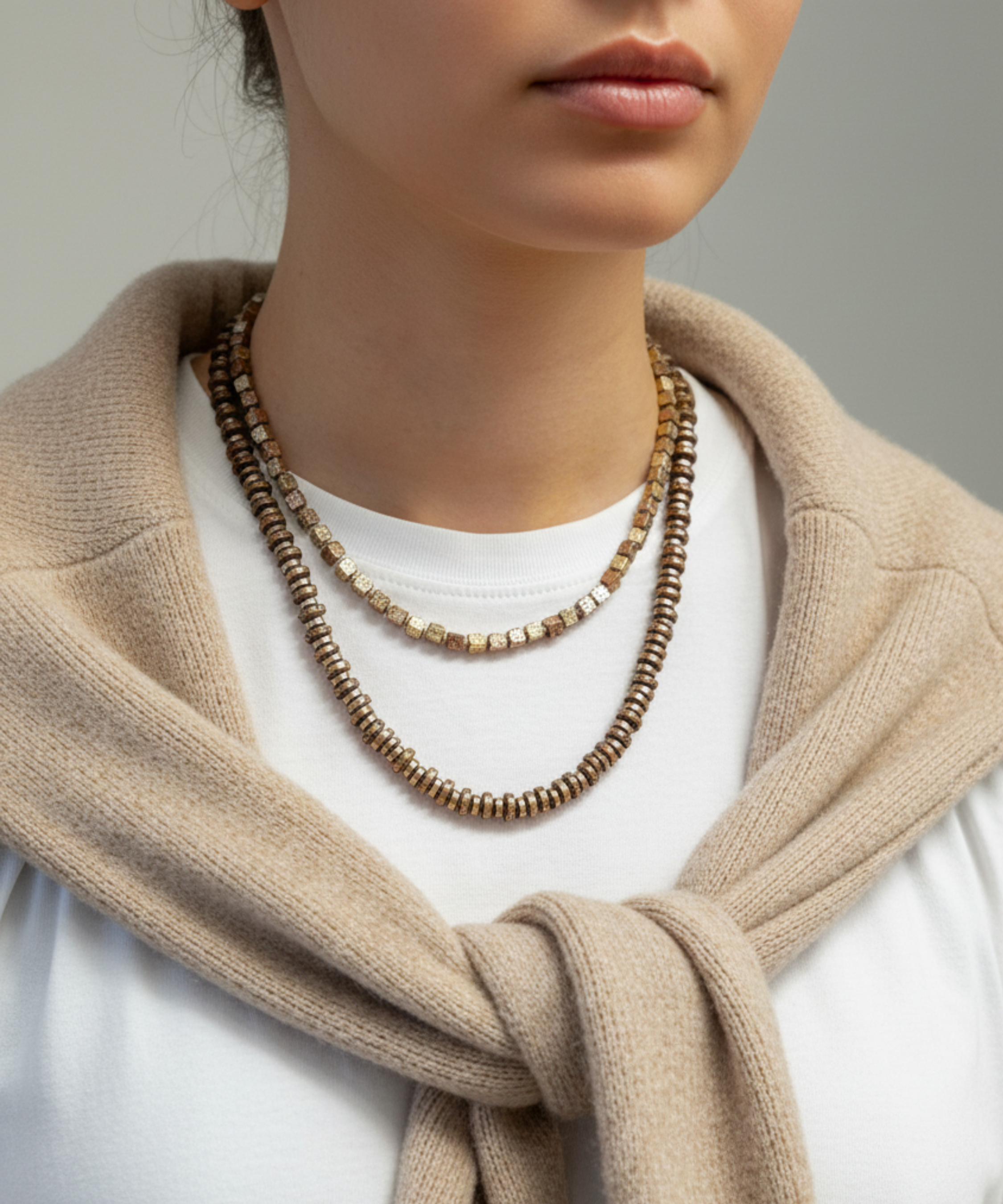 MOCHA FLAME NECKLACE