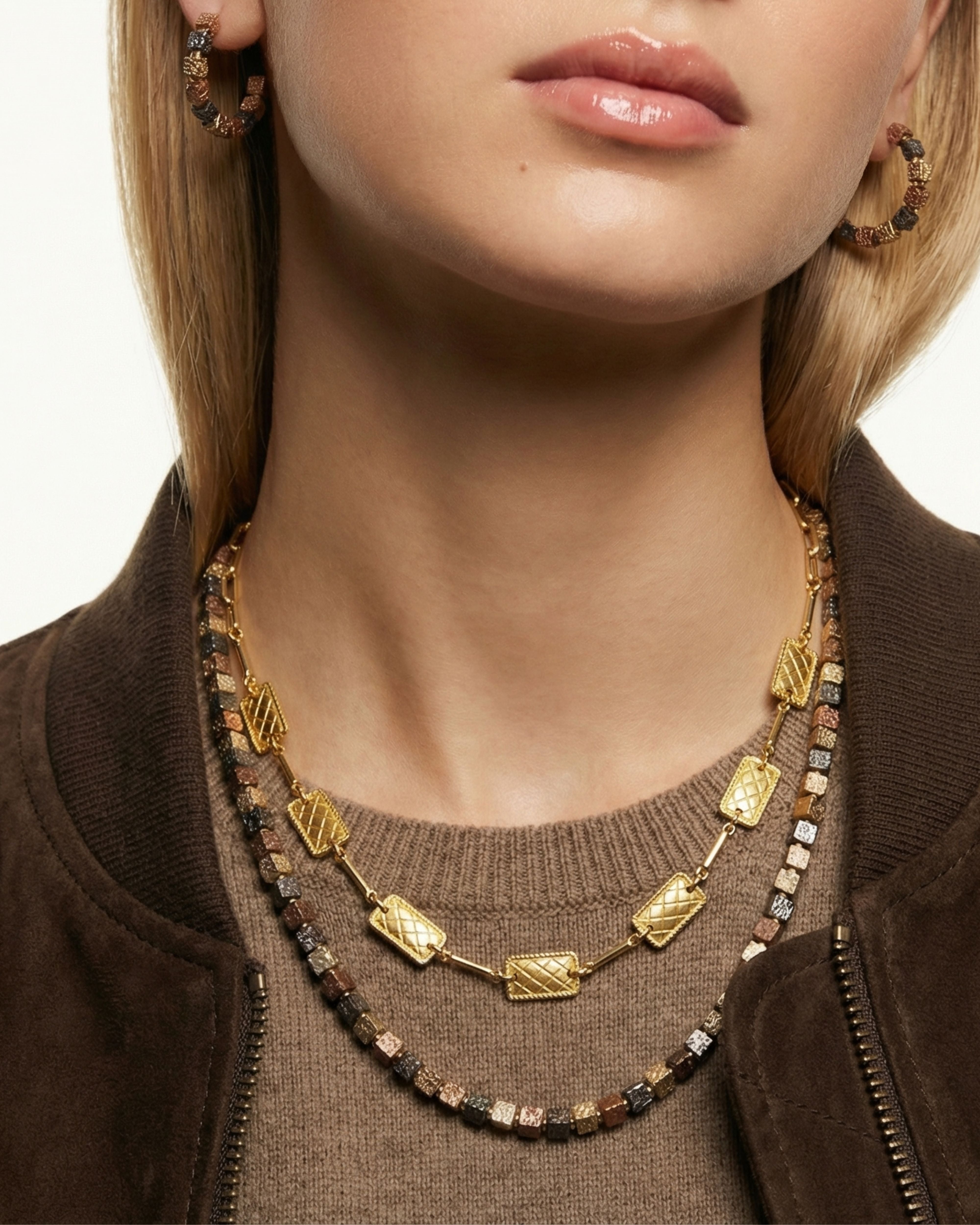 GOLDEN PATH GOLD PLATED NECKLACE