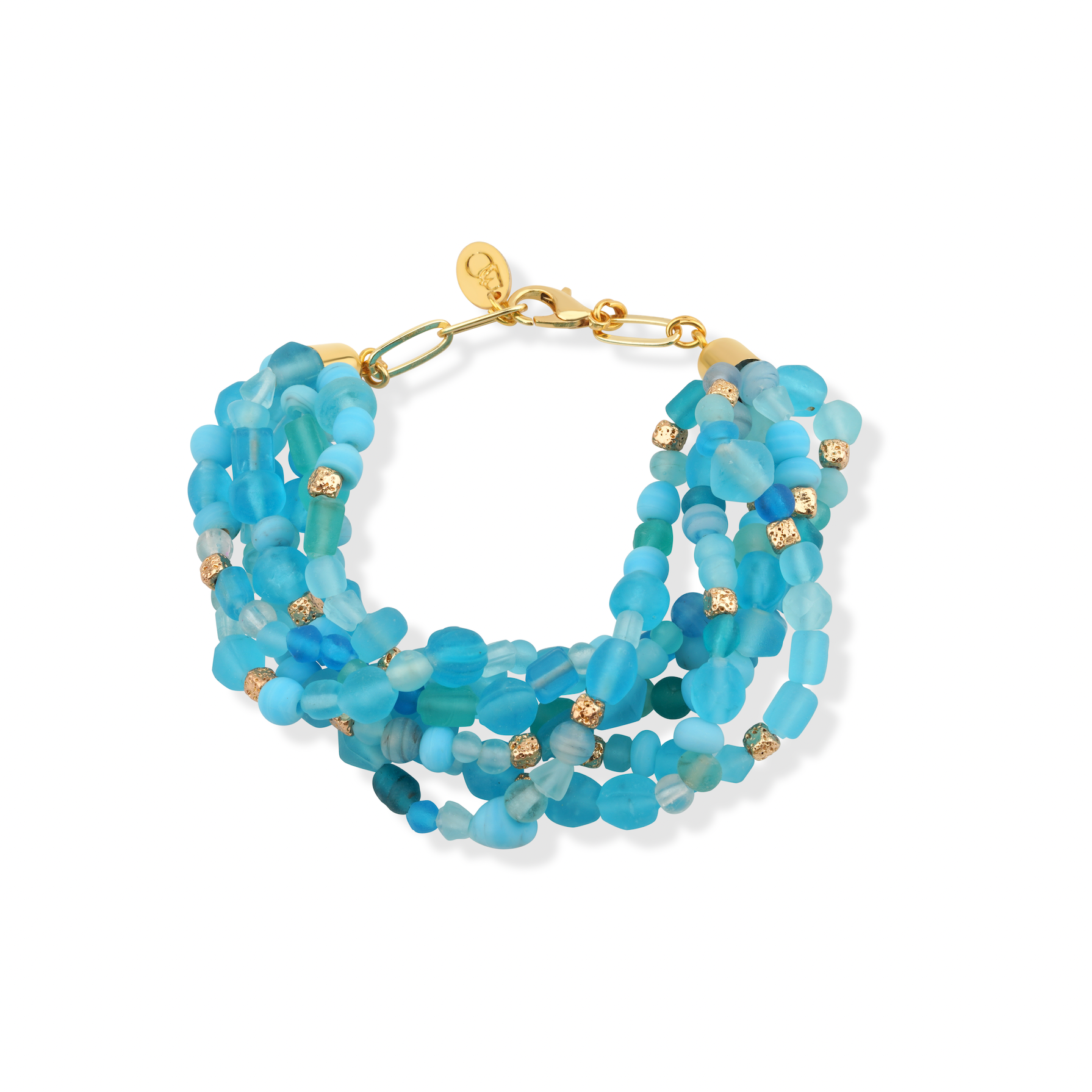 GYPSET OCEAN BLUE NATURAL STONE BRACELET