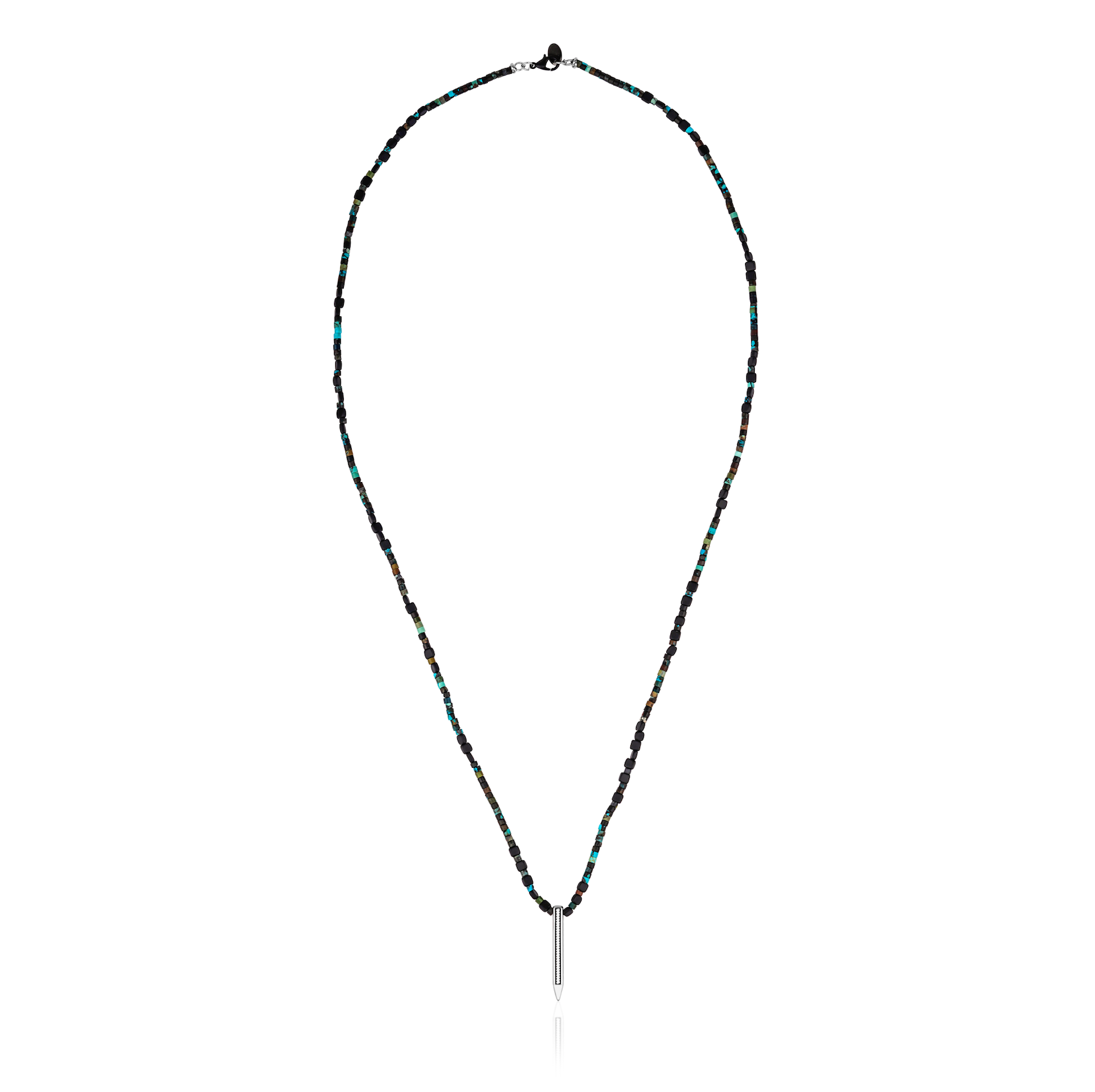 APOLLO NATURAL STONE LONG NECKLACE