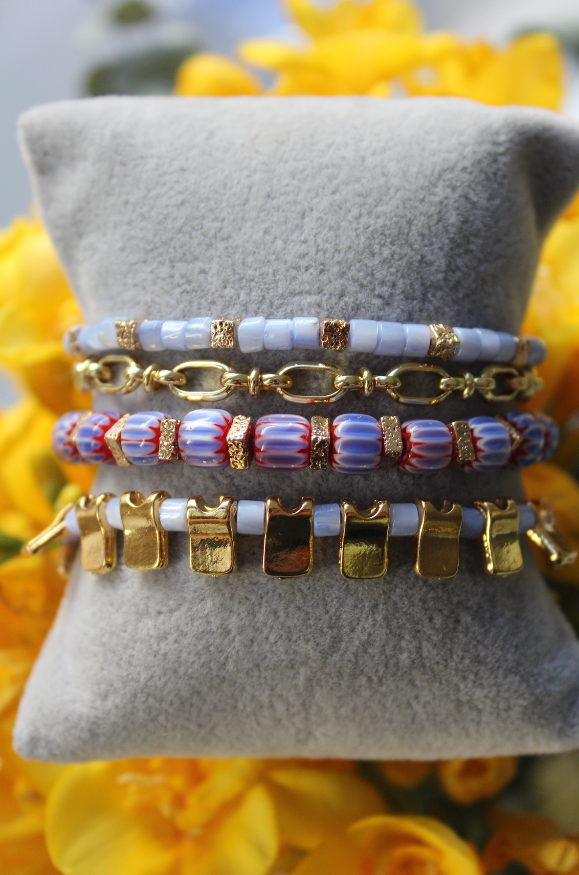 SPRING ESSENCE ICE BLUE BRACELET SET