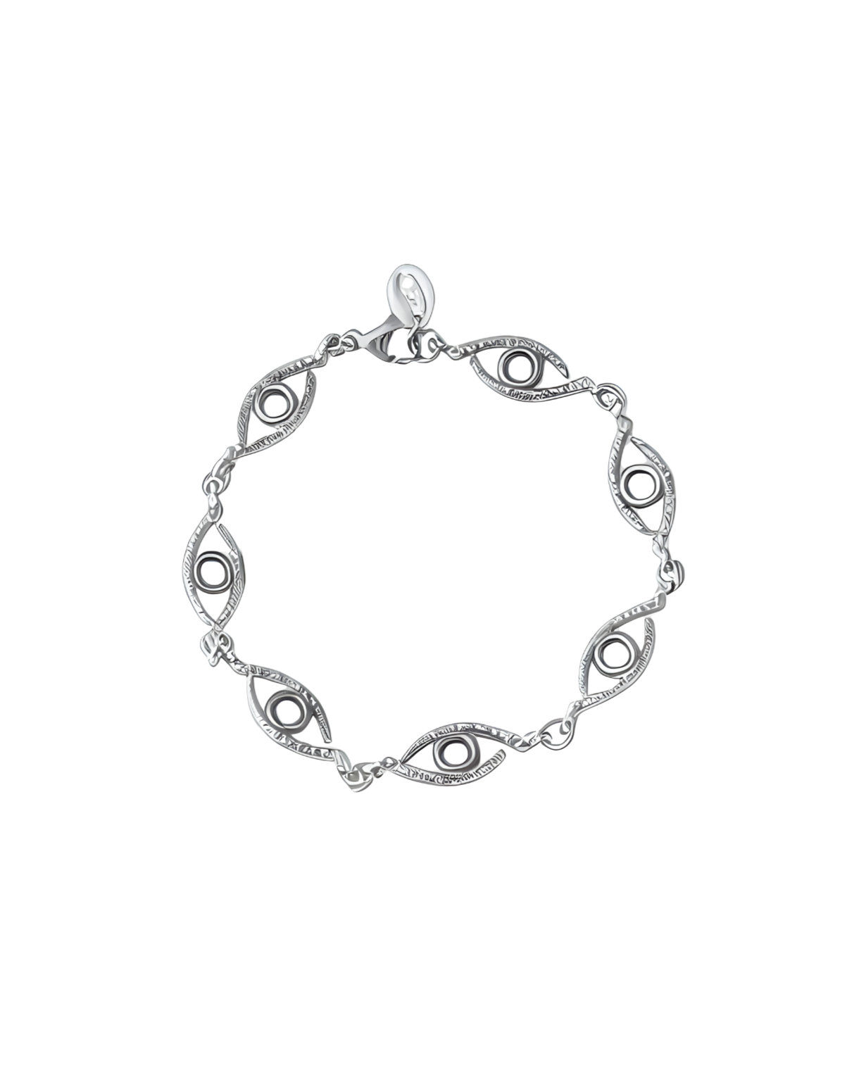 ETERNAL GAZE SILVER PLATED BRACELET