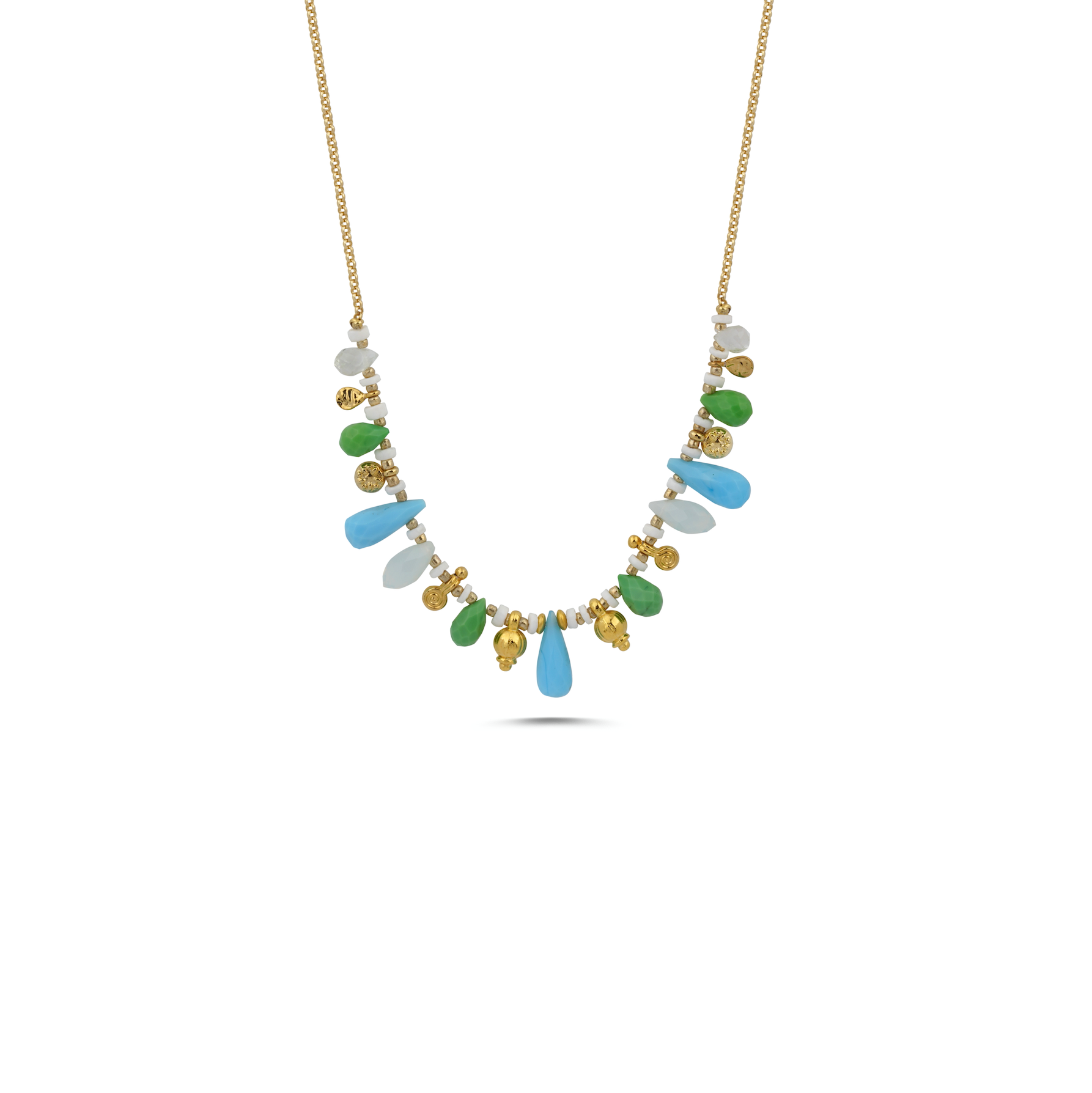 SIREN TURQUOISE GREEN NECKLACE