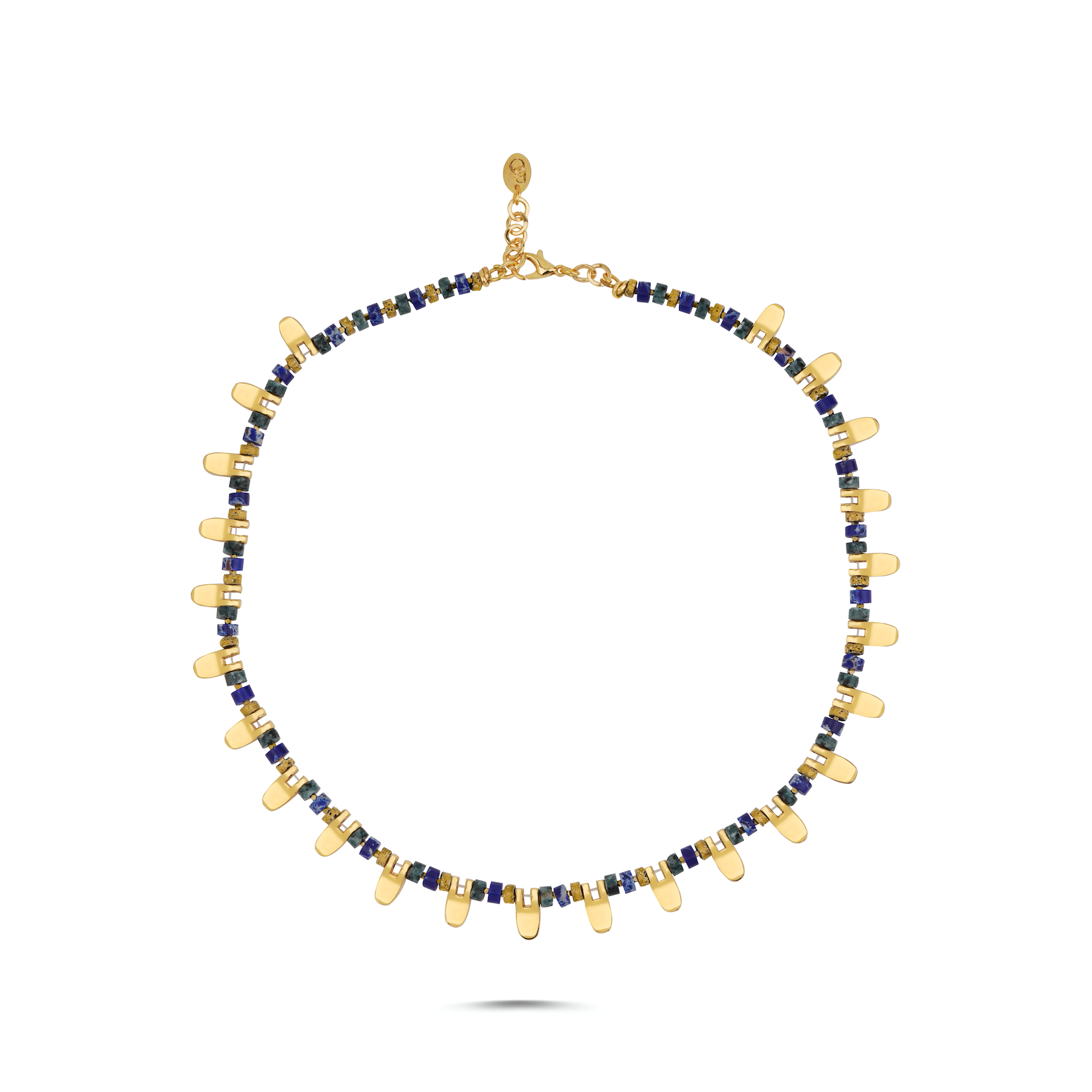 GOLDEN SKY BLUE NECKLACE