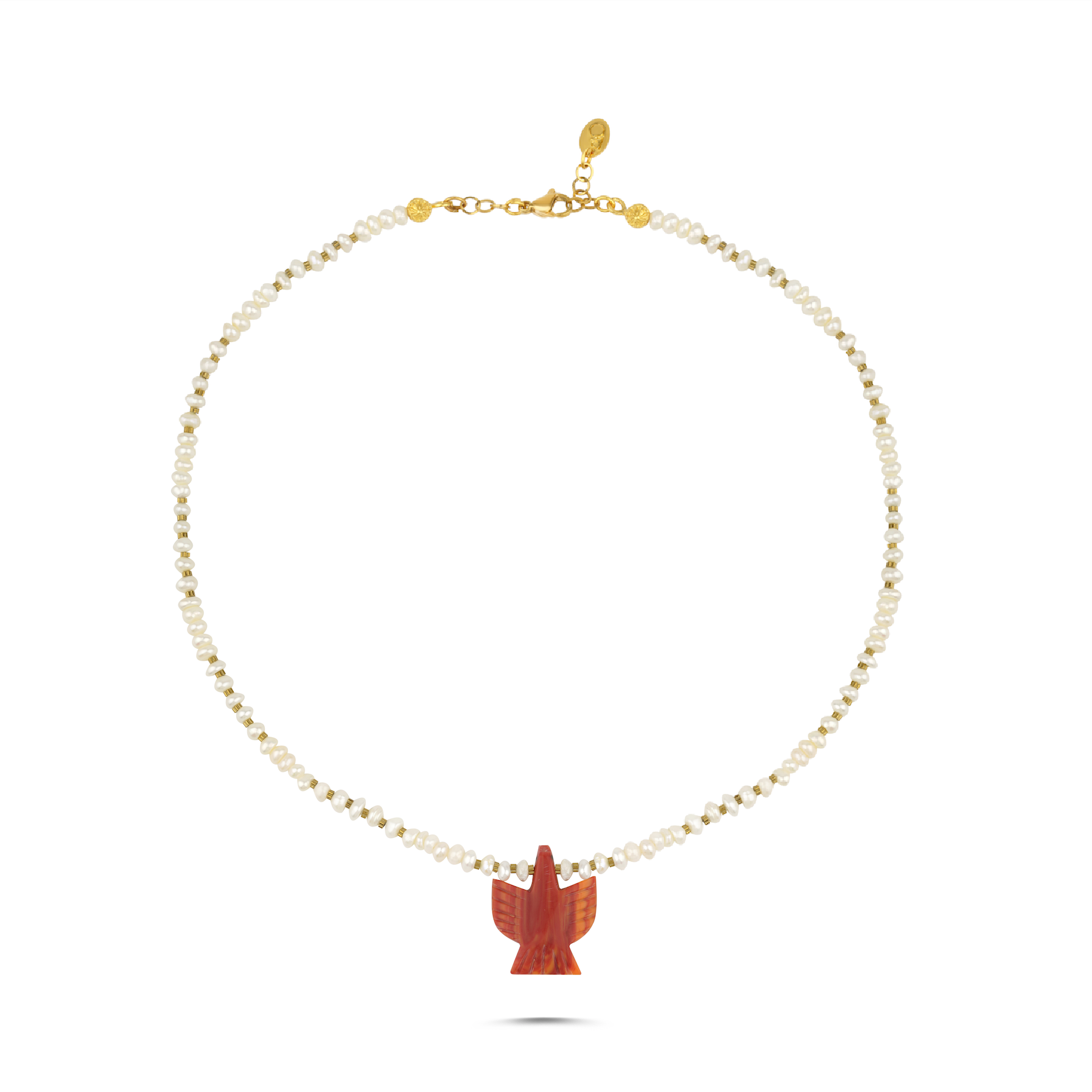 RED GALE AIGLE PEARL NECKLACE