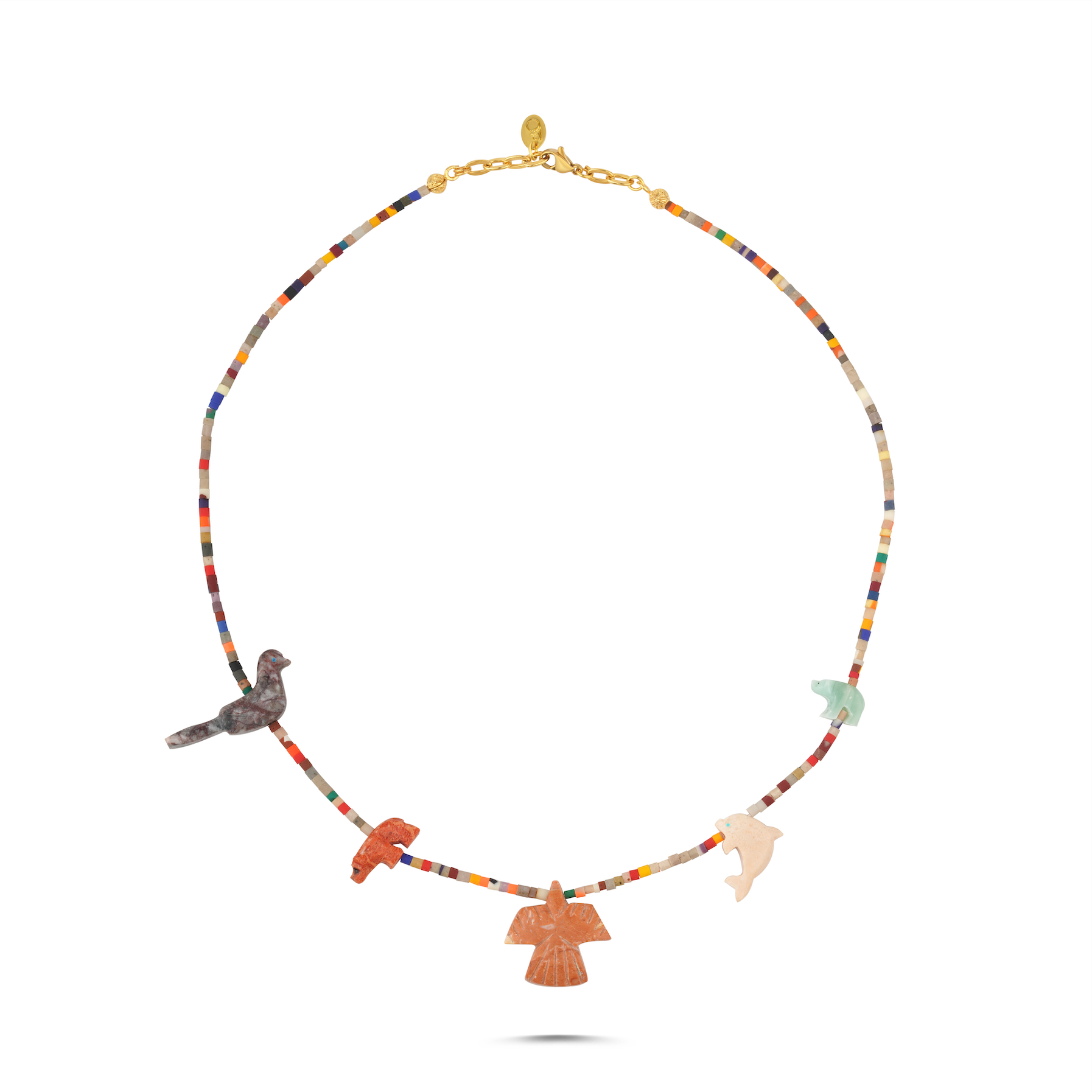 ANIMAL KINGDOM TERRACOTTA NECKLACE