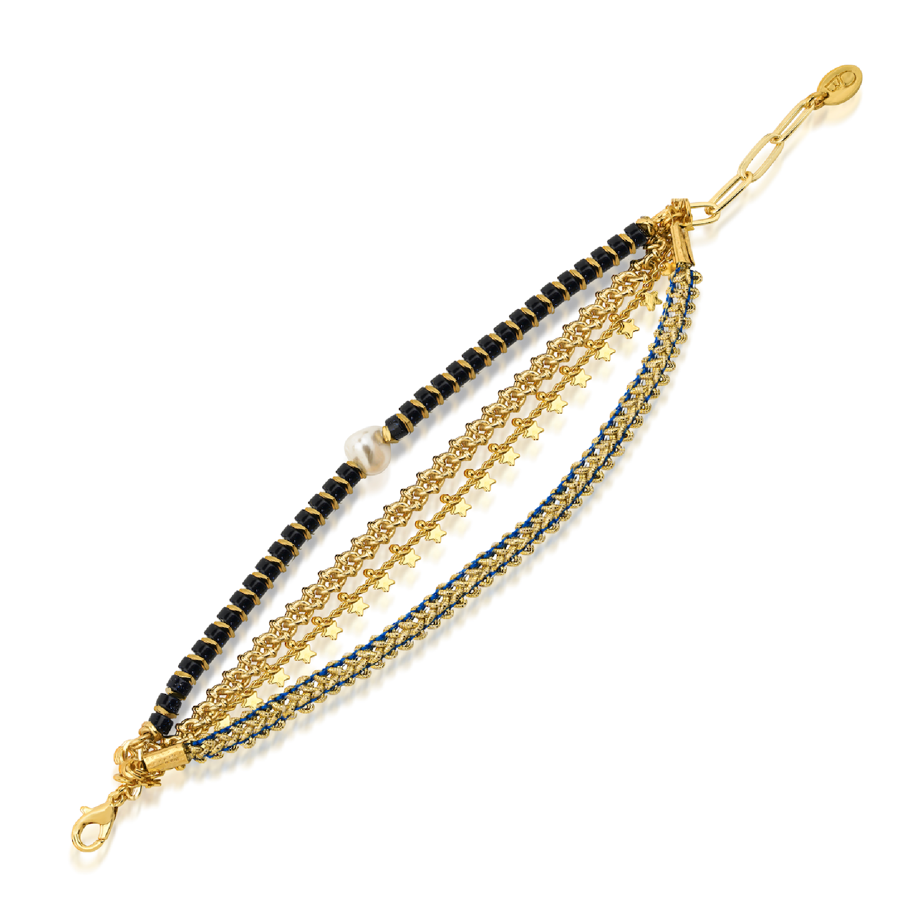 URBAN LAYERS BLUE BRACELET