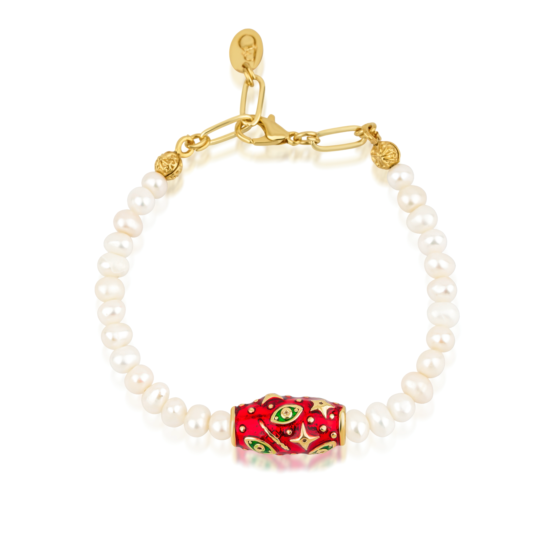PEARL GALAXY RED BRACELET