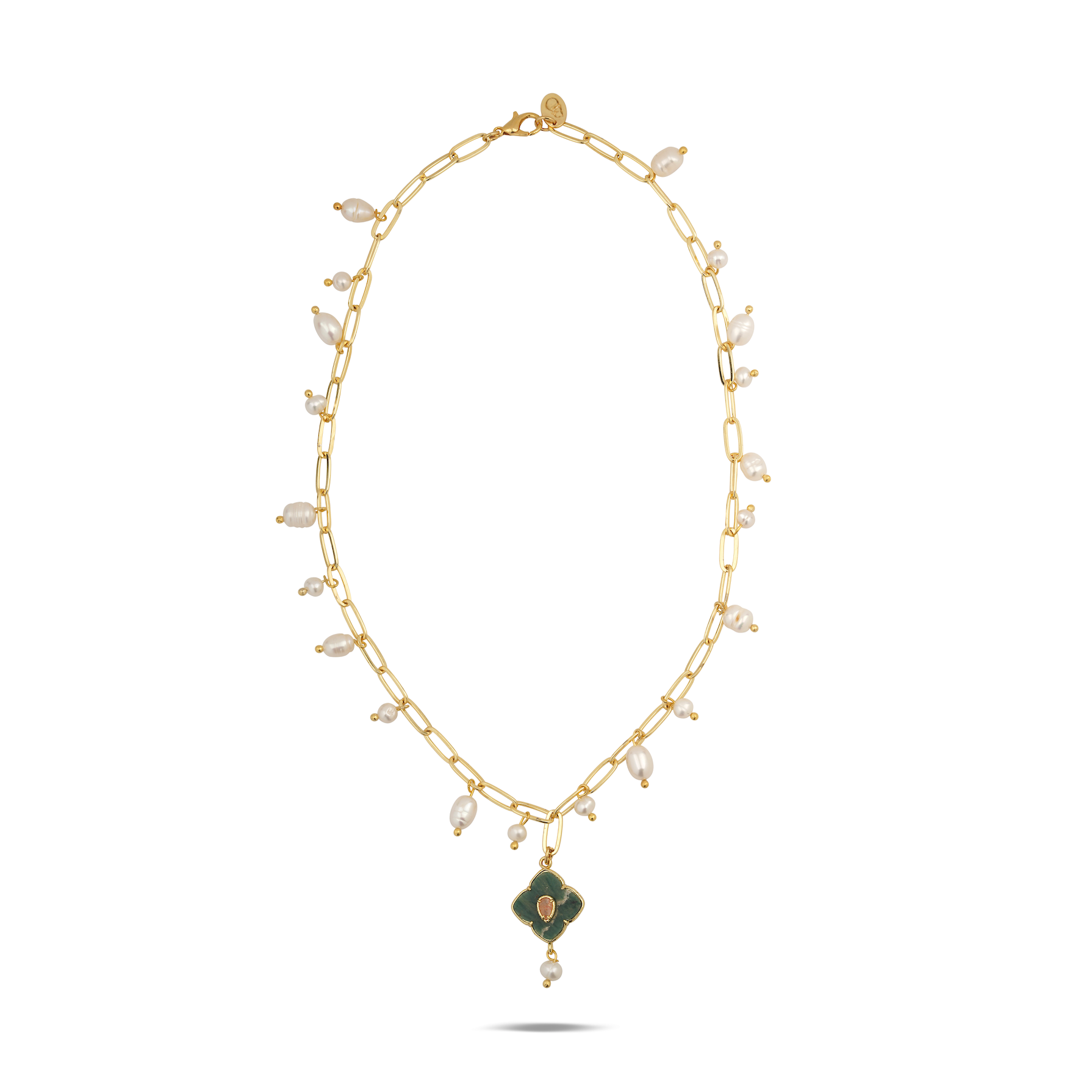 GARDEN CLOVER İNCİ KOLYE