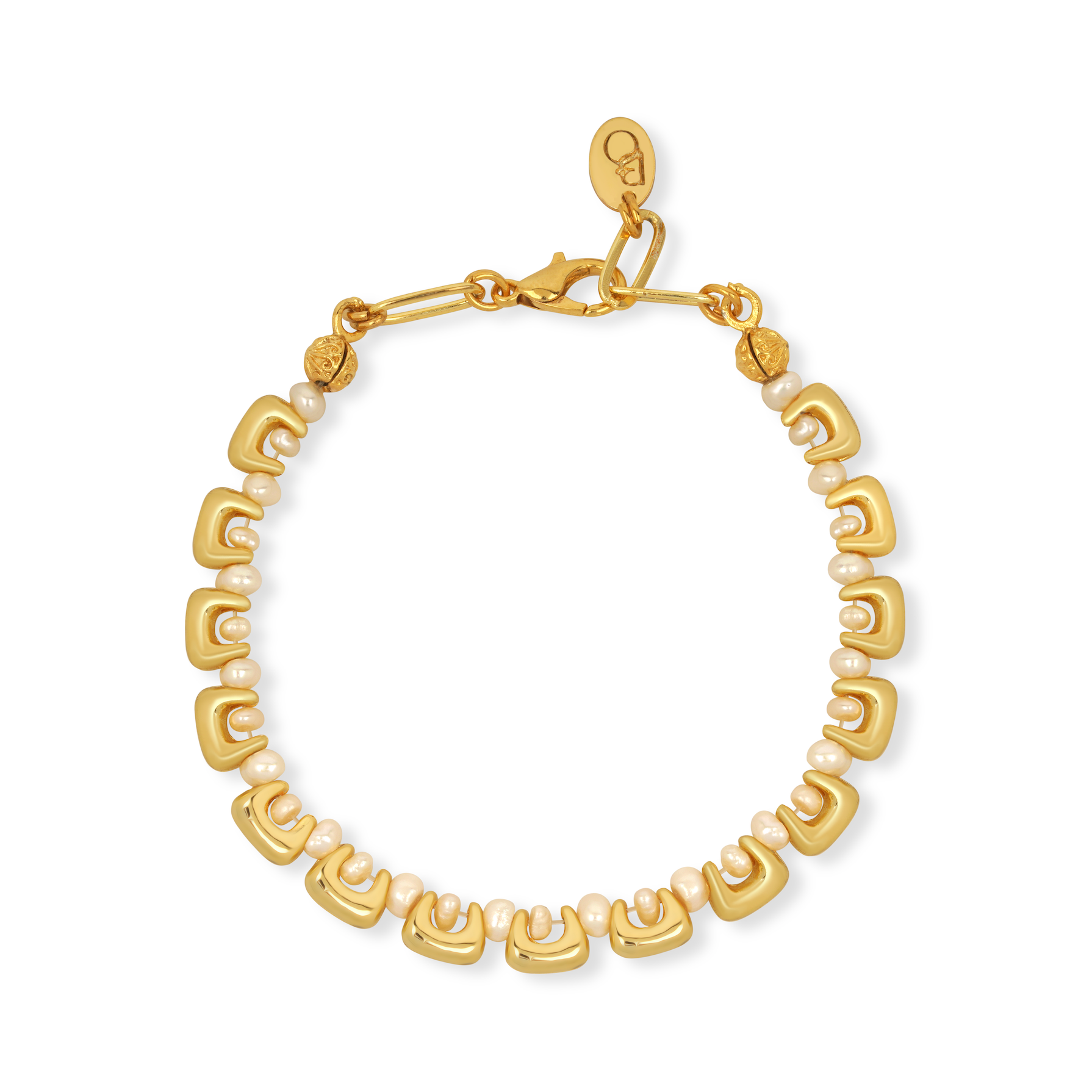 GOLDEN WAVE İNCİ BİLEKLİK