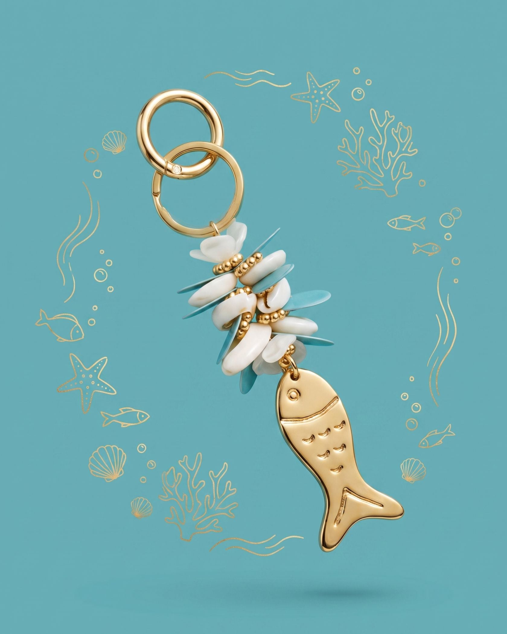 DANCING FISH KEYCHAIN / BAG CHARM
