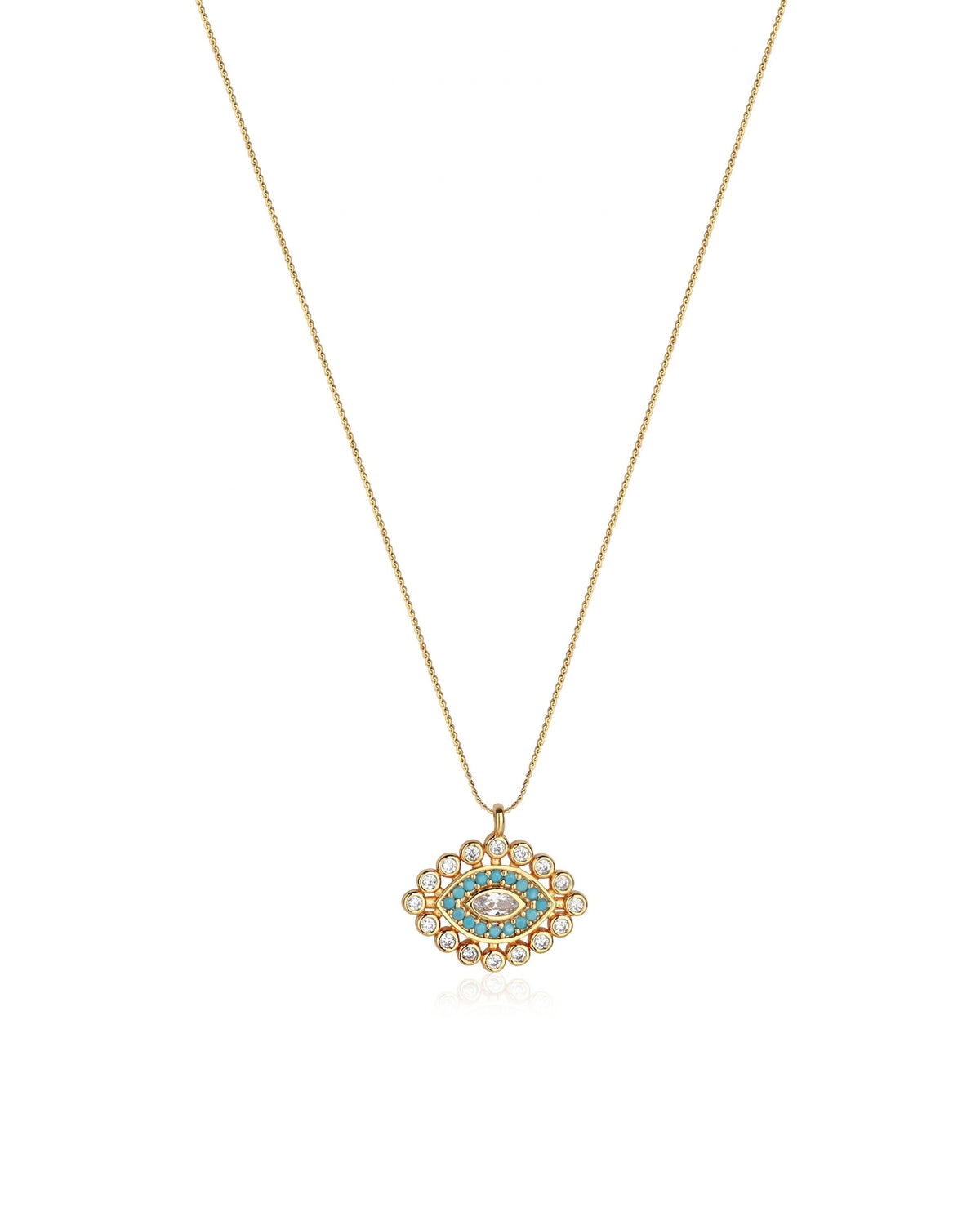 MIRA SUNBURST GÖZ NAZAR KOLYE
