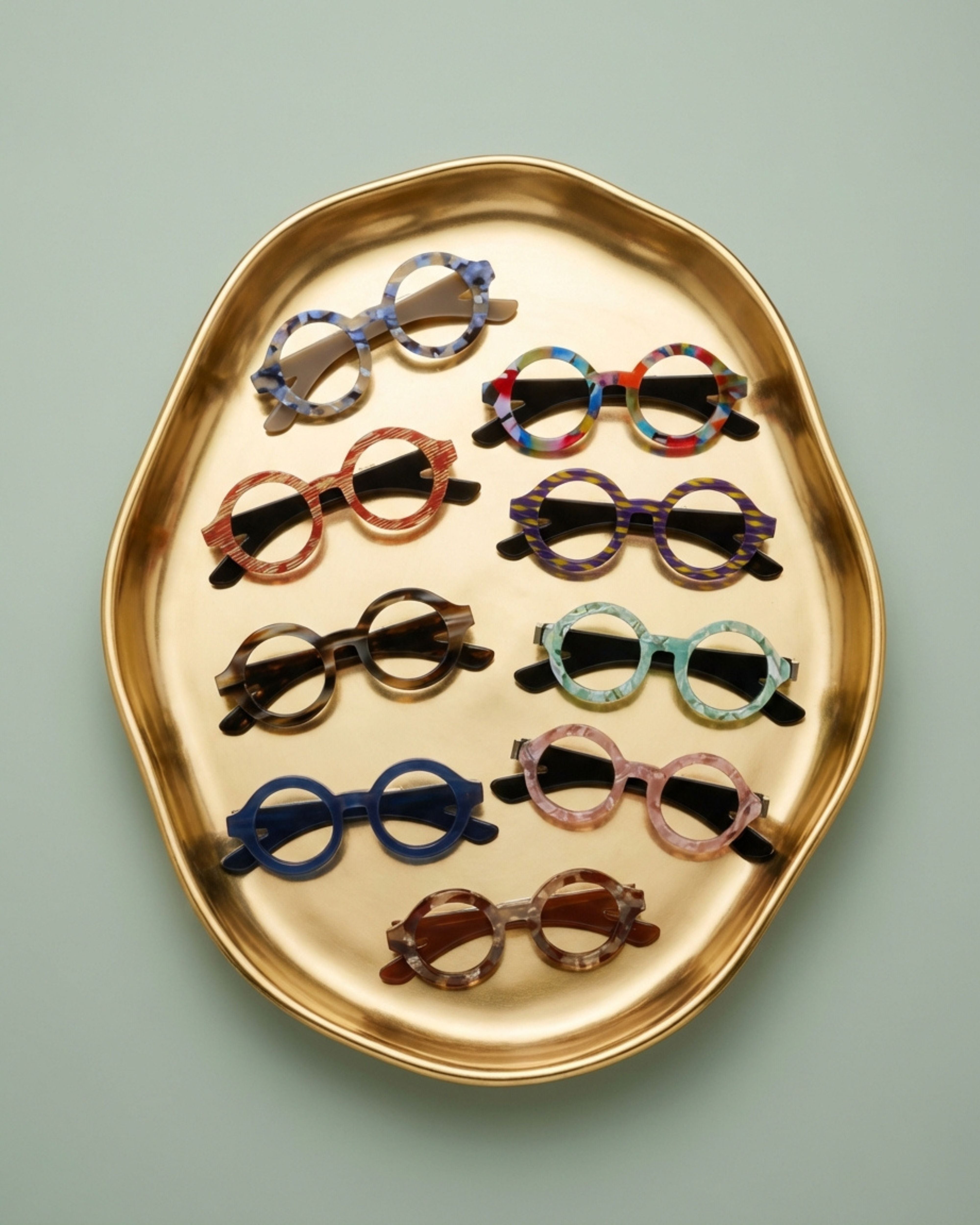 EYEGLASSES BROOCH