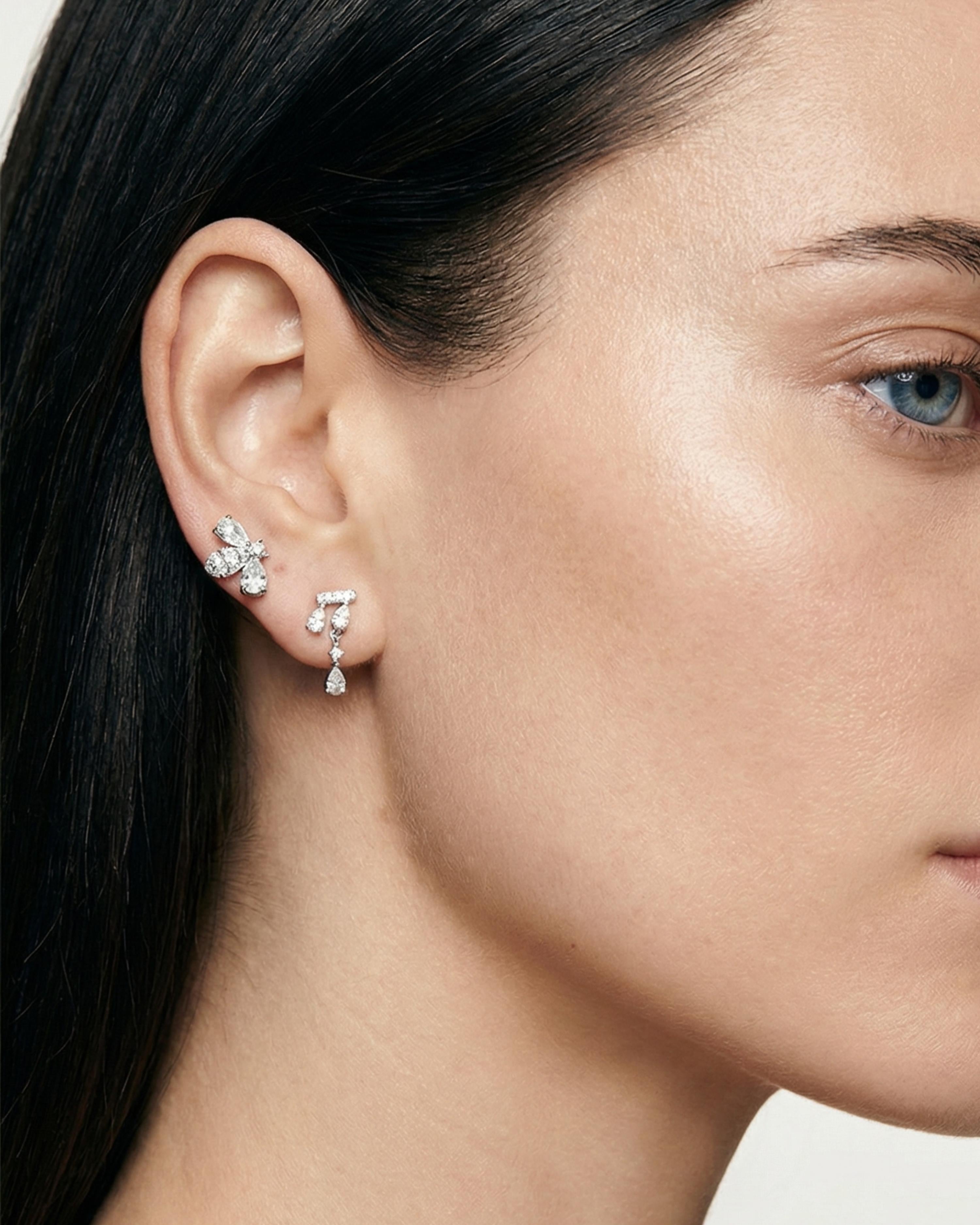 EVENING ICONS SILVER PLATED EARRINGS