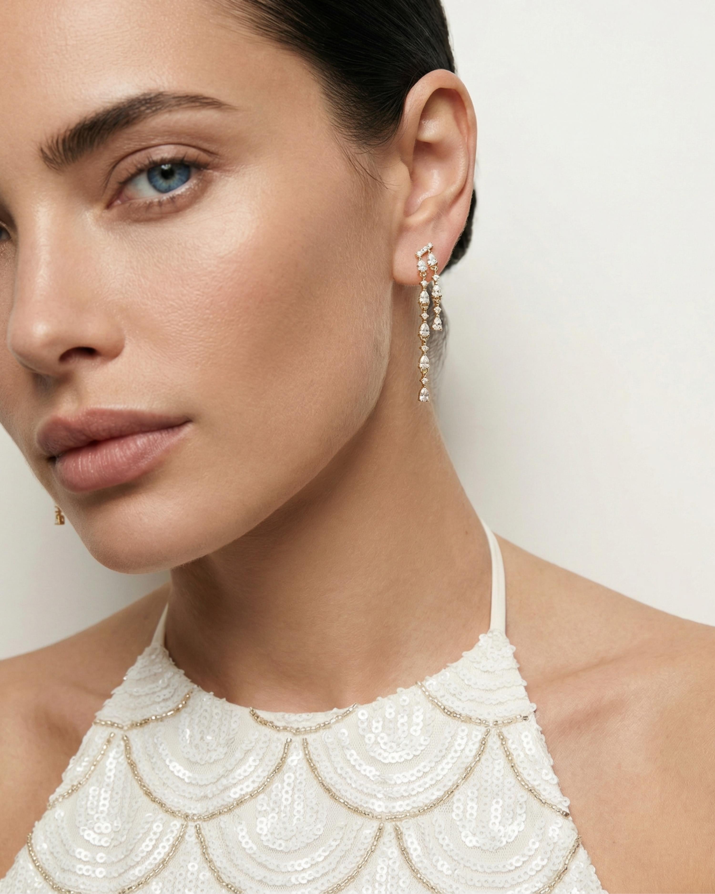 MIDNIGHT ICONS GOLD PLATED EARRINGS