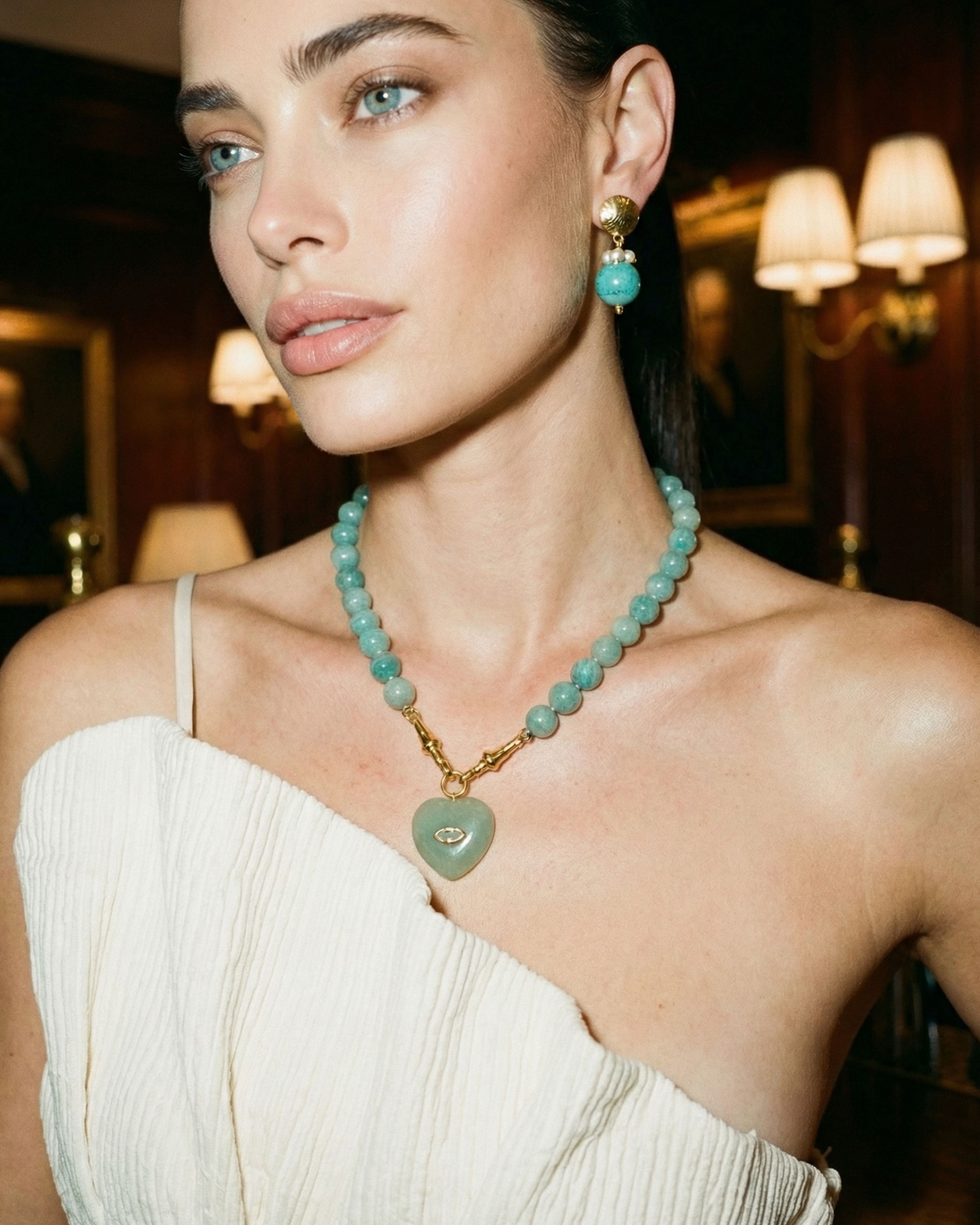 STARLOVE AKUAMARİN KOLYE