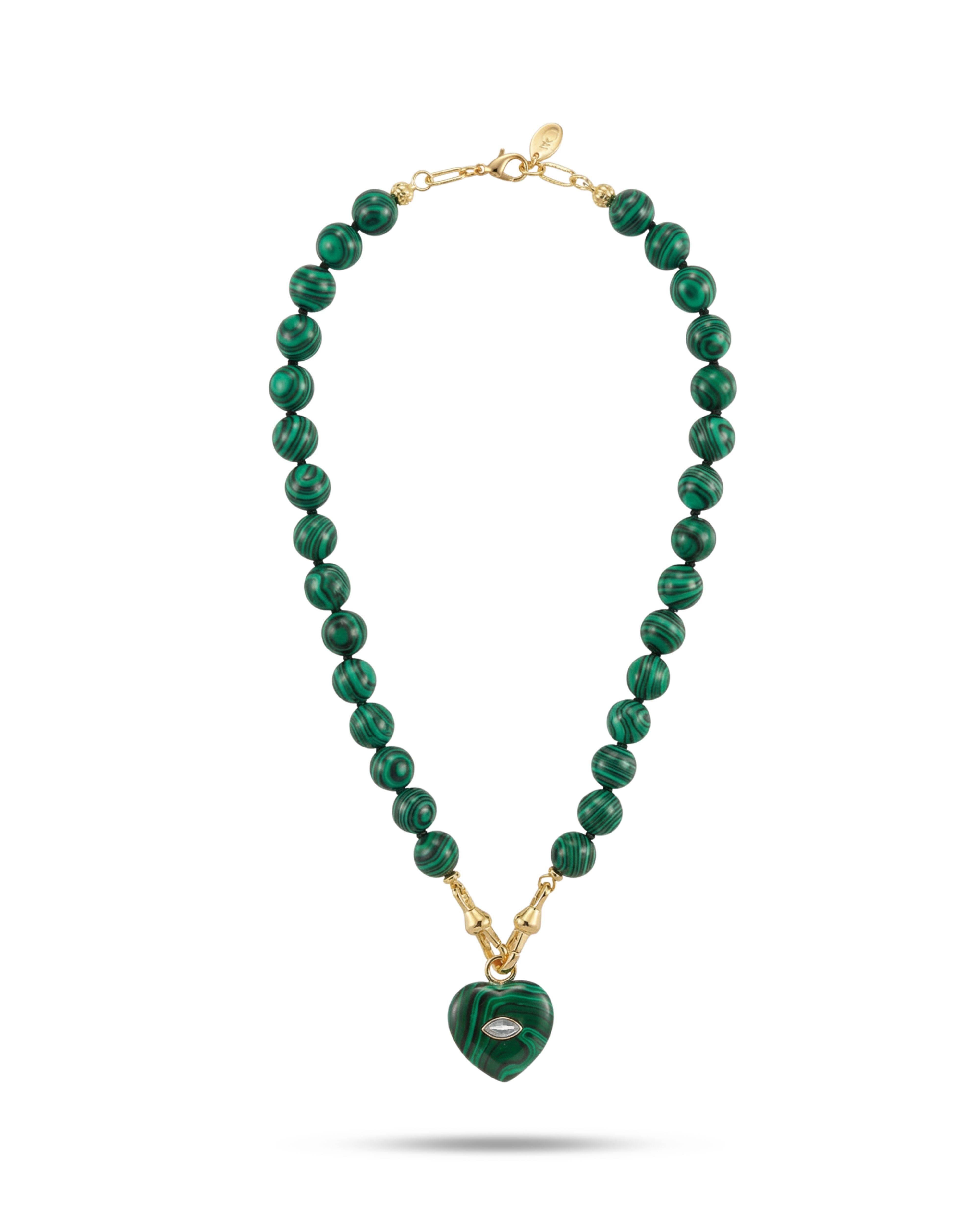 STARLOVE MALAHİT KOLYE