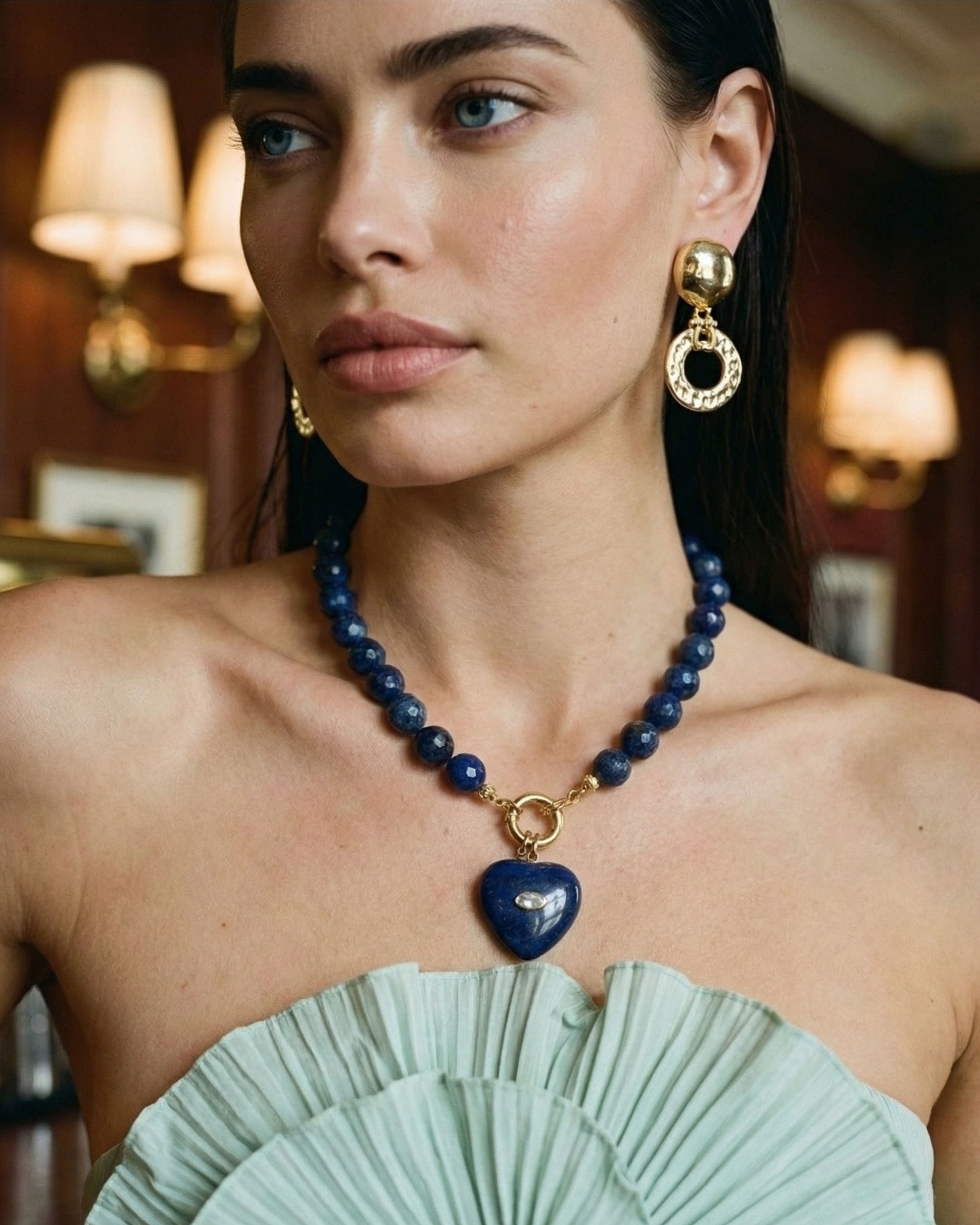 STARLOVE LAPİS KOLYE