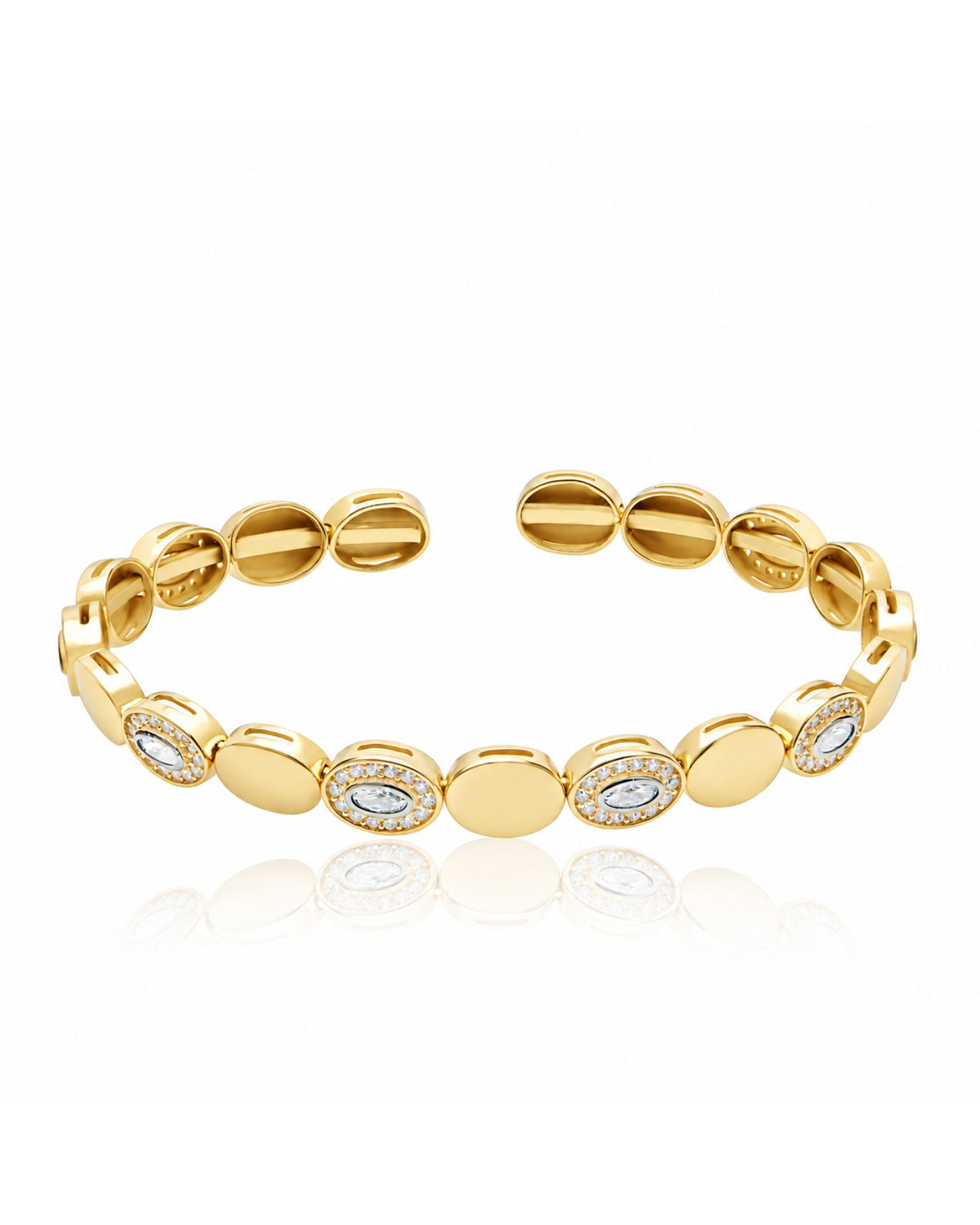 ADELAIDE OVAL CRYSTAL BRACELET