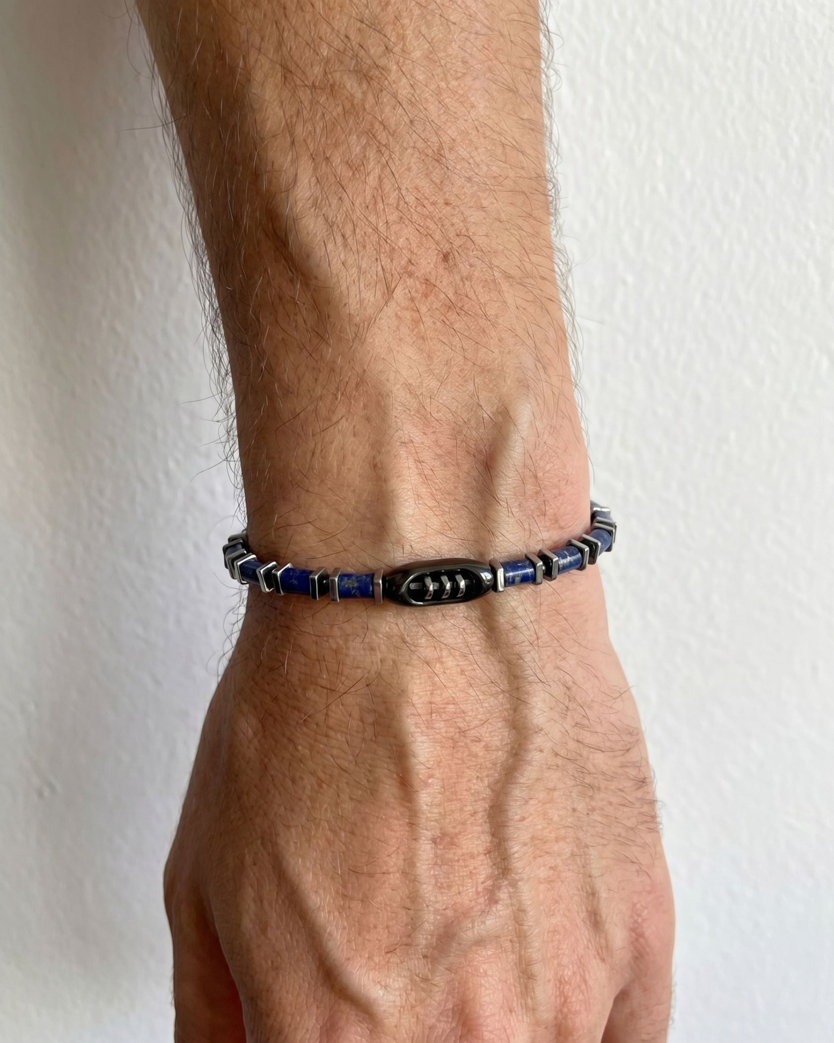 ATLAS INDIGO NATURAL STONE BRACELET