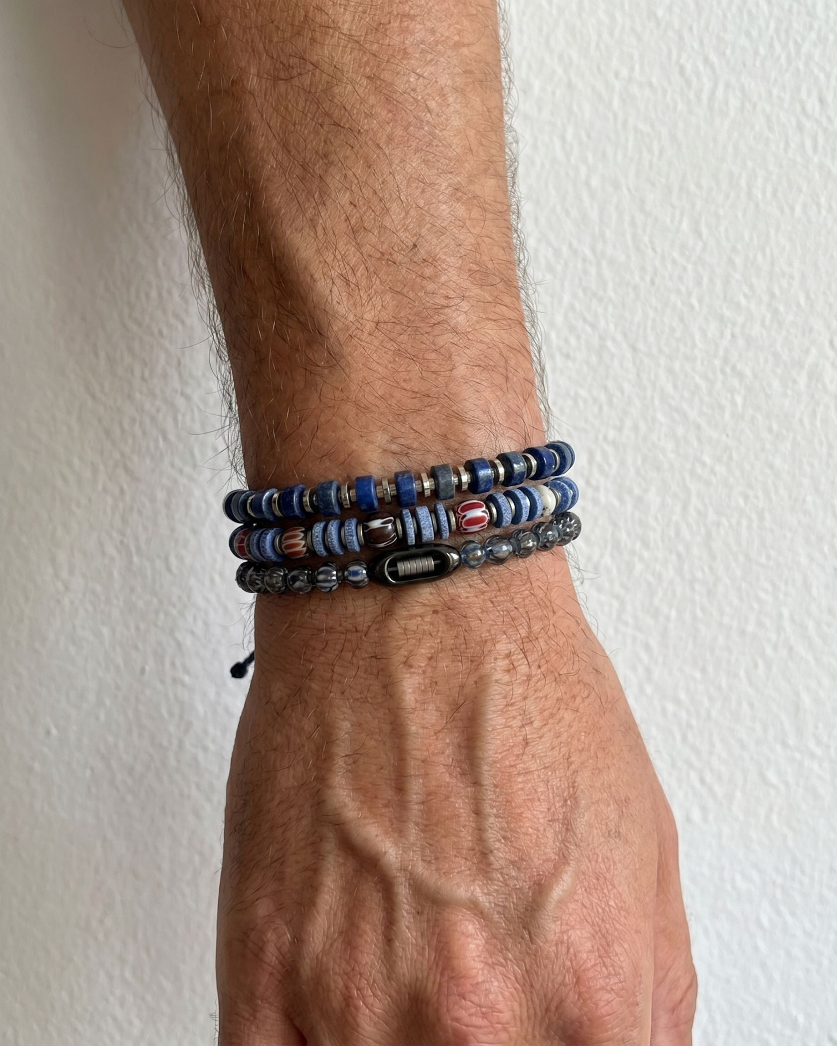 OBSIDIAN TOTEM BRACELET SET