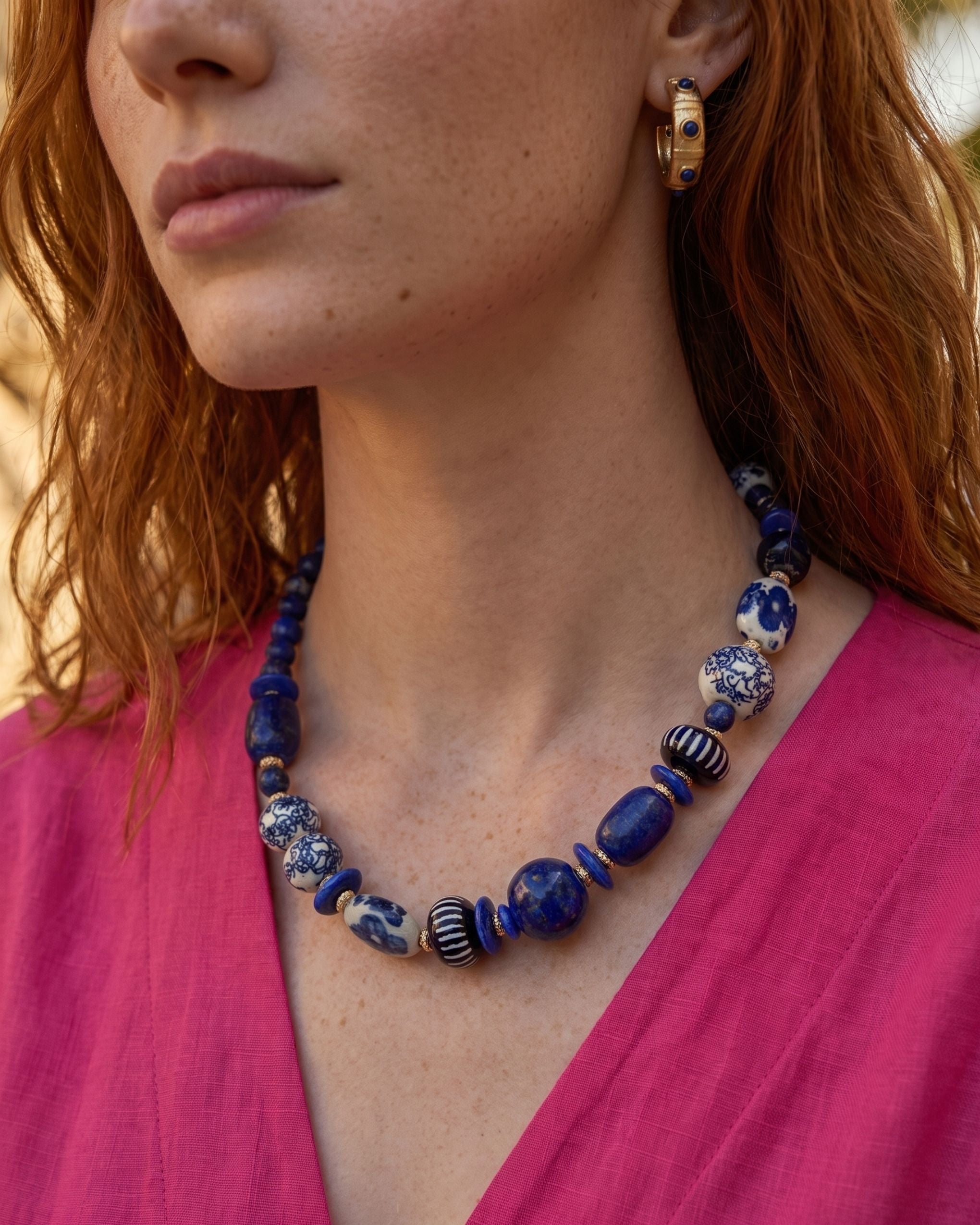 AZUL MARÉ LAPIS NECKLACE