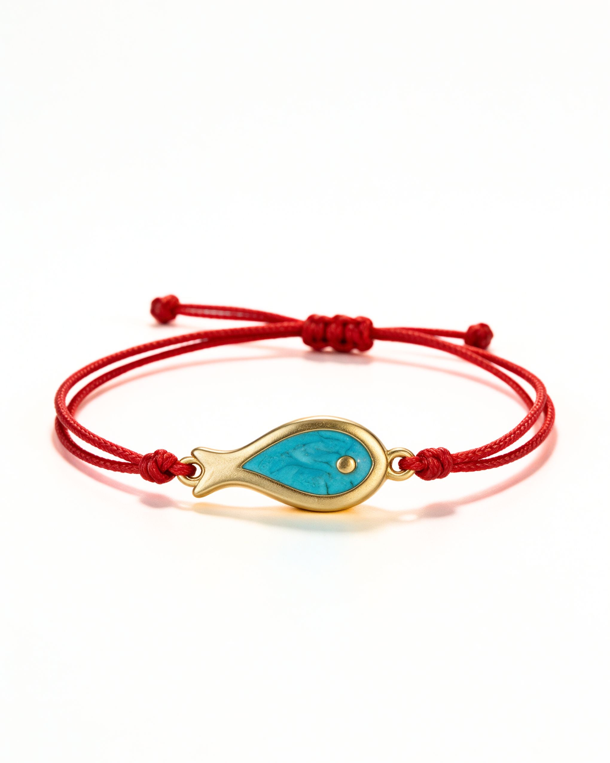 AEGEAN CATCH RED ROPE BRACELET