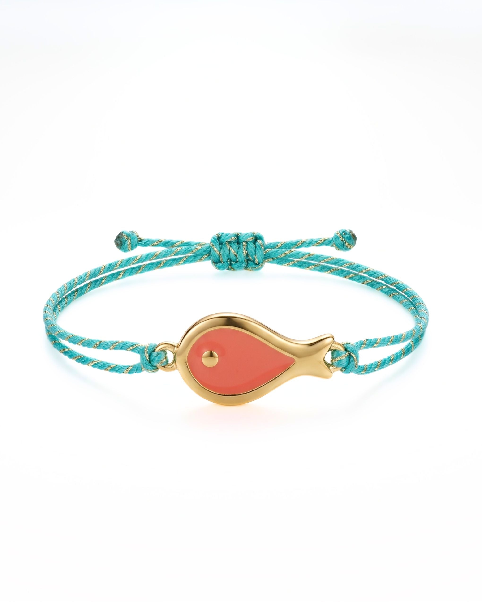 AEGEAN CATCH TURQUOISE ROPE BRACELET