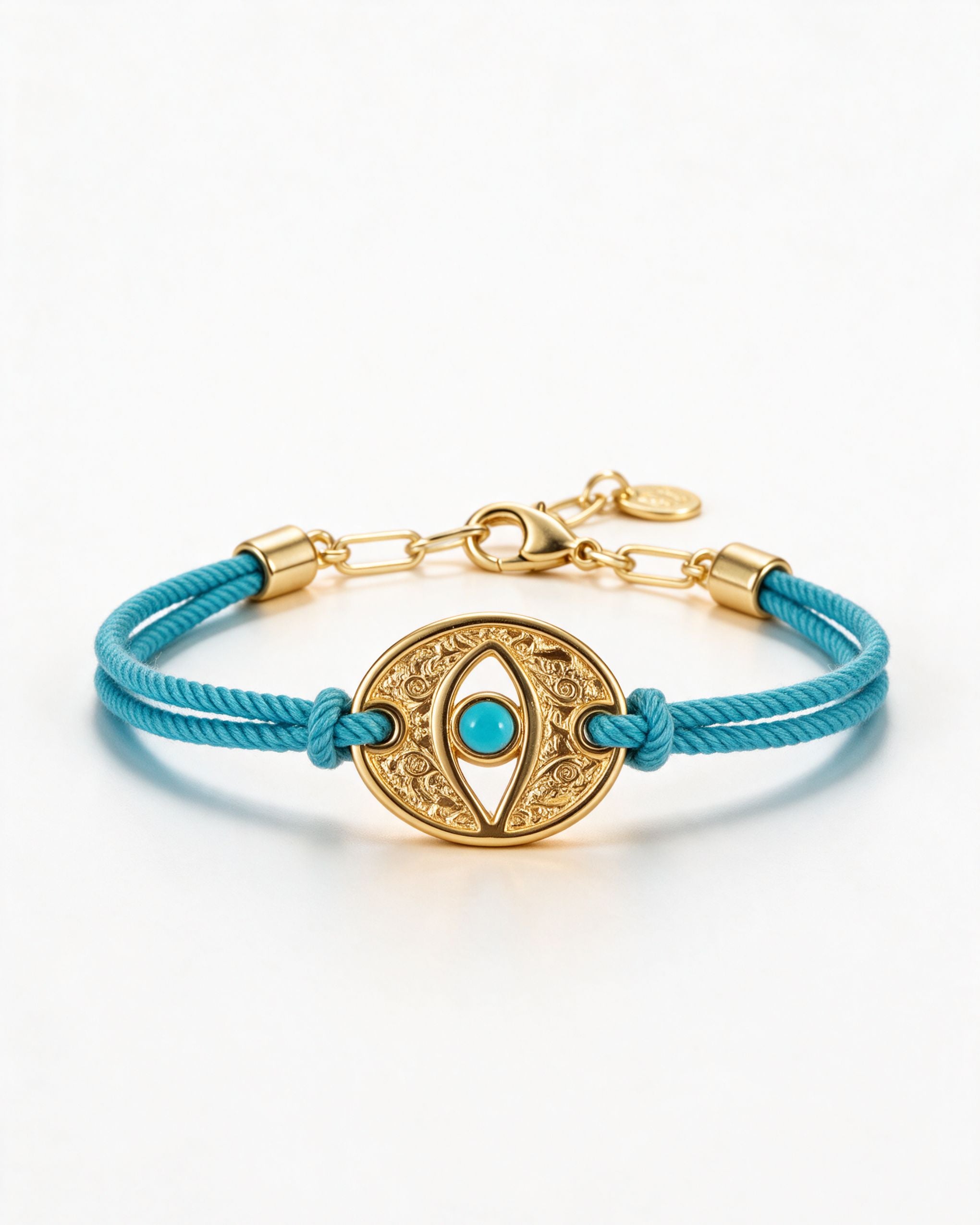 HELIOS GUARDIAN TURQUOISE ROPE BRACELET