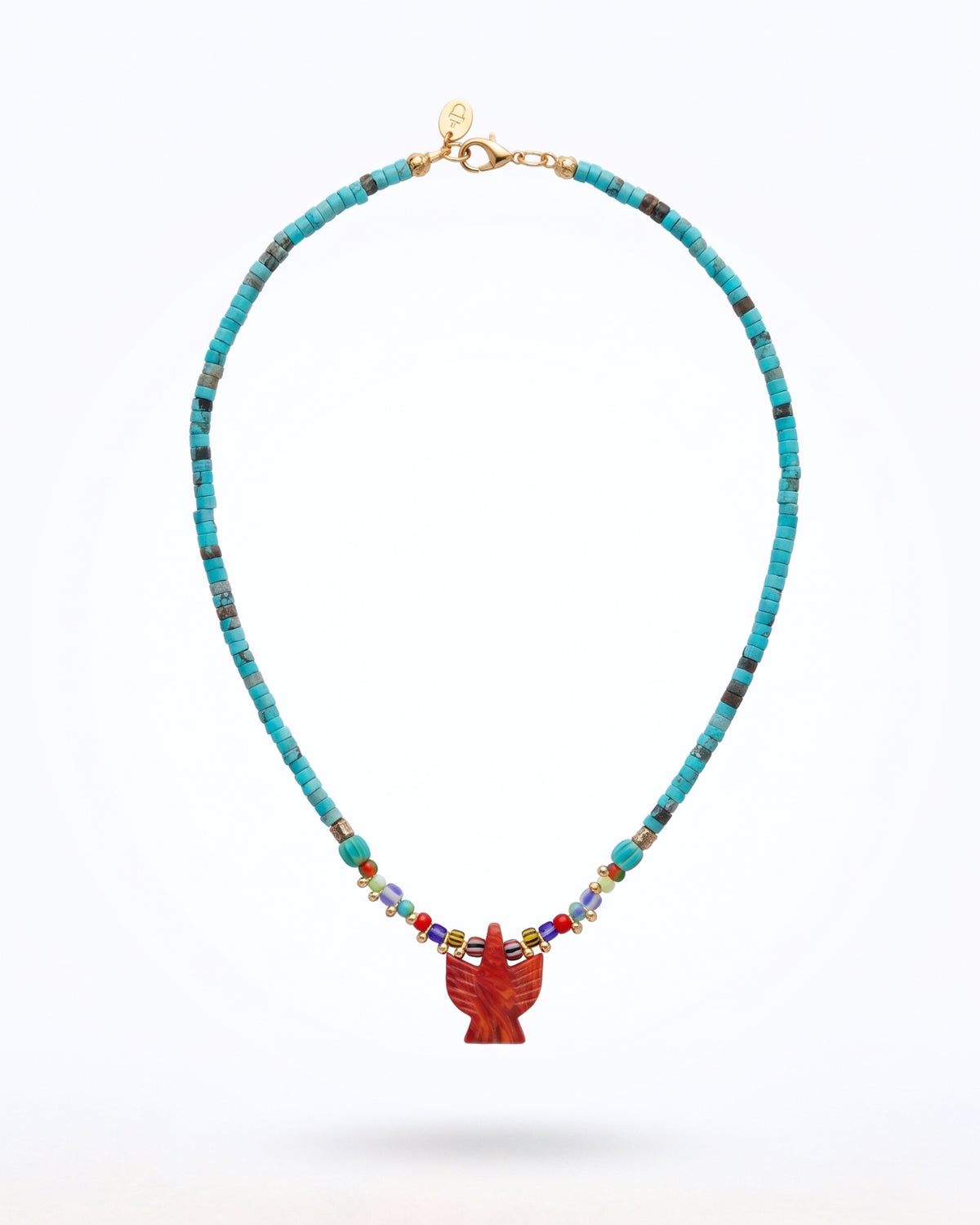 AVORA TURQUOISE EAGLE NECKLACE