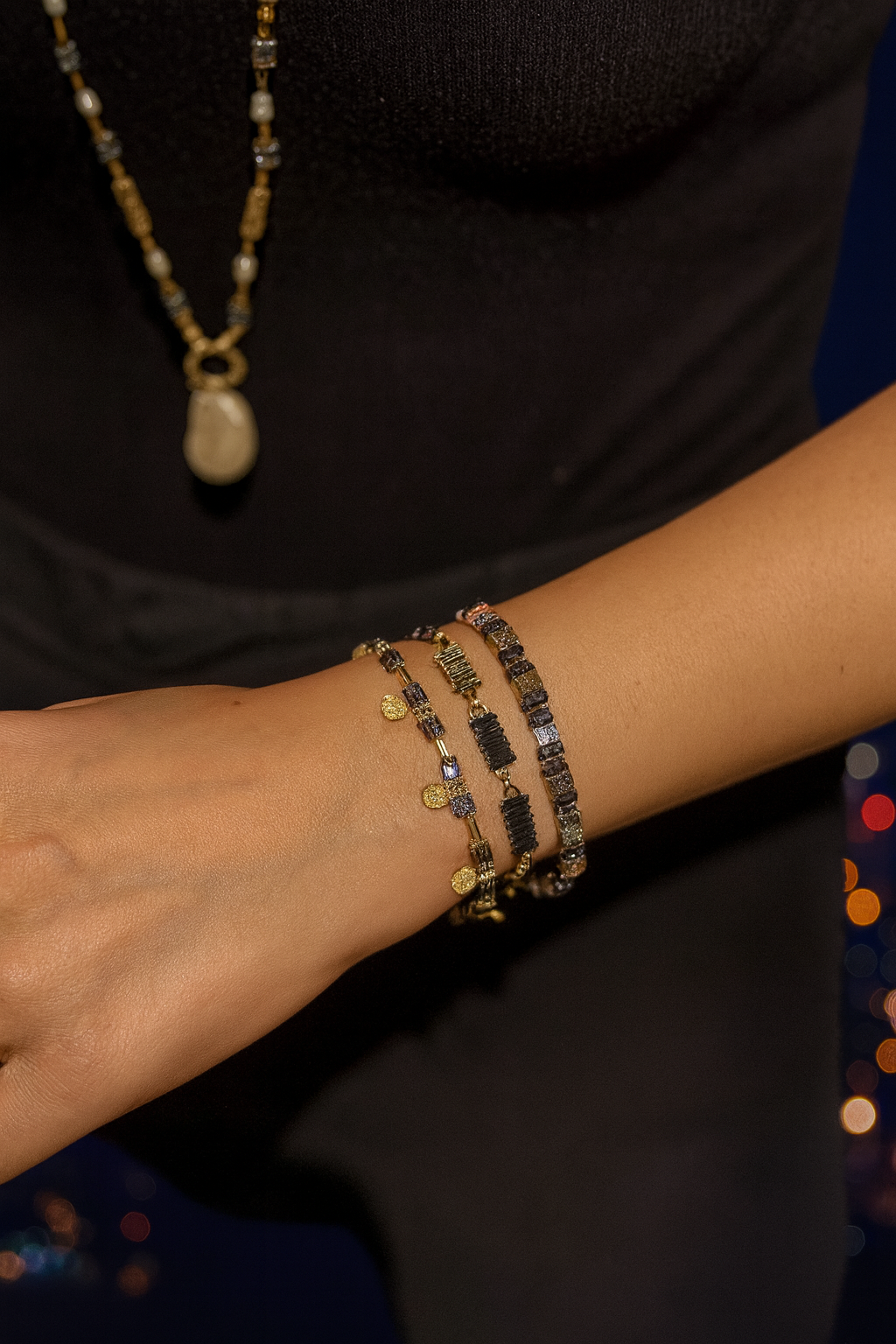GRECO VOLCANO STONE BRACELET