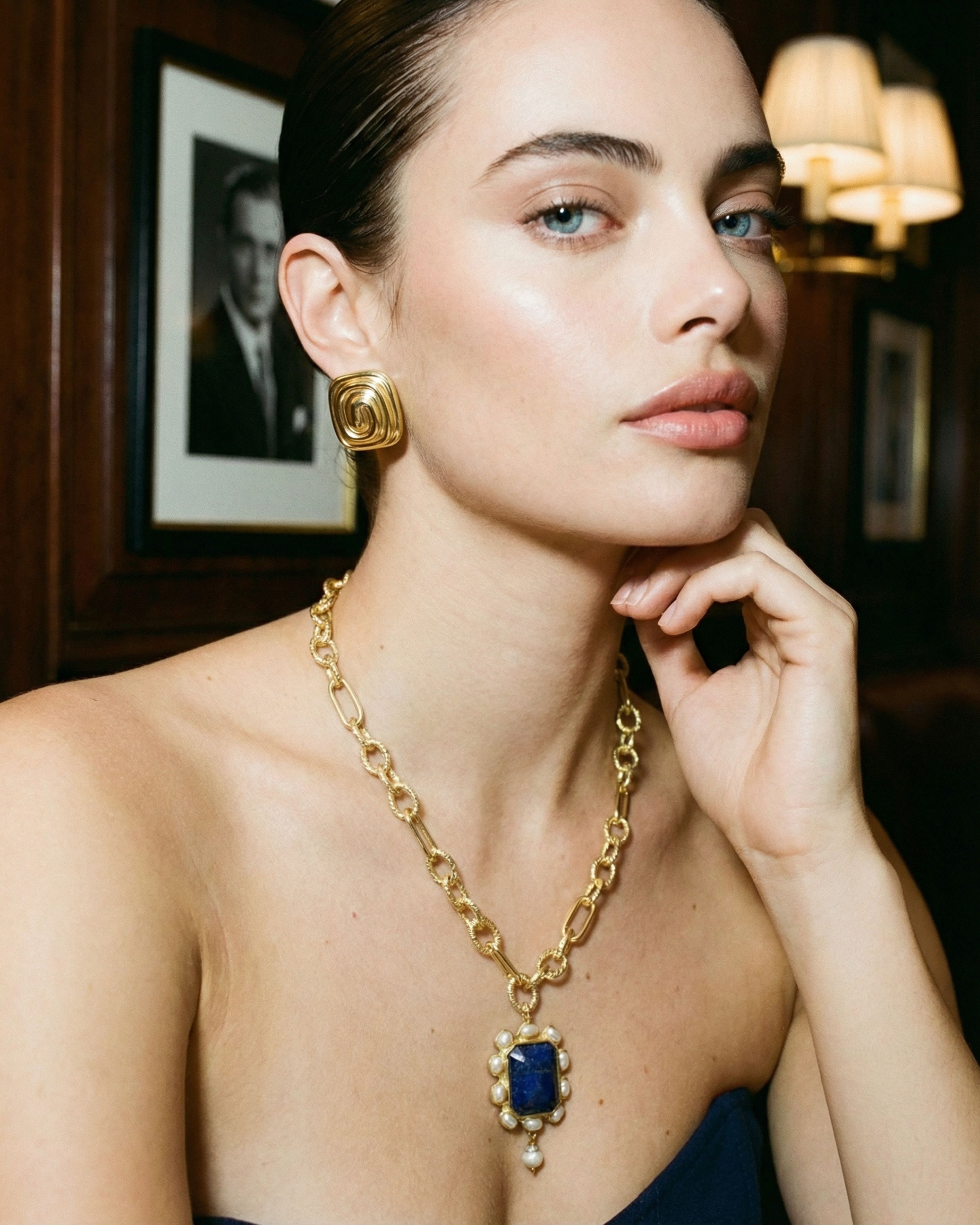 GOLDEN MAZE EARRINGS