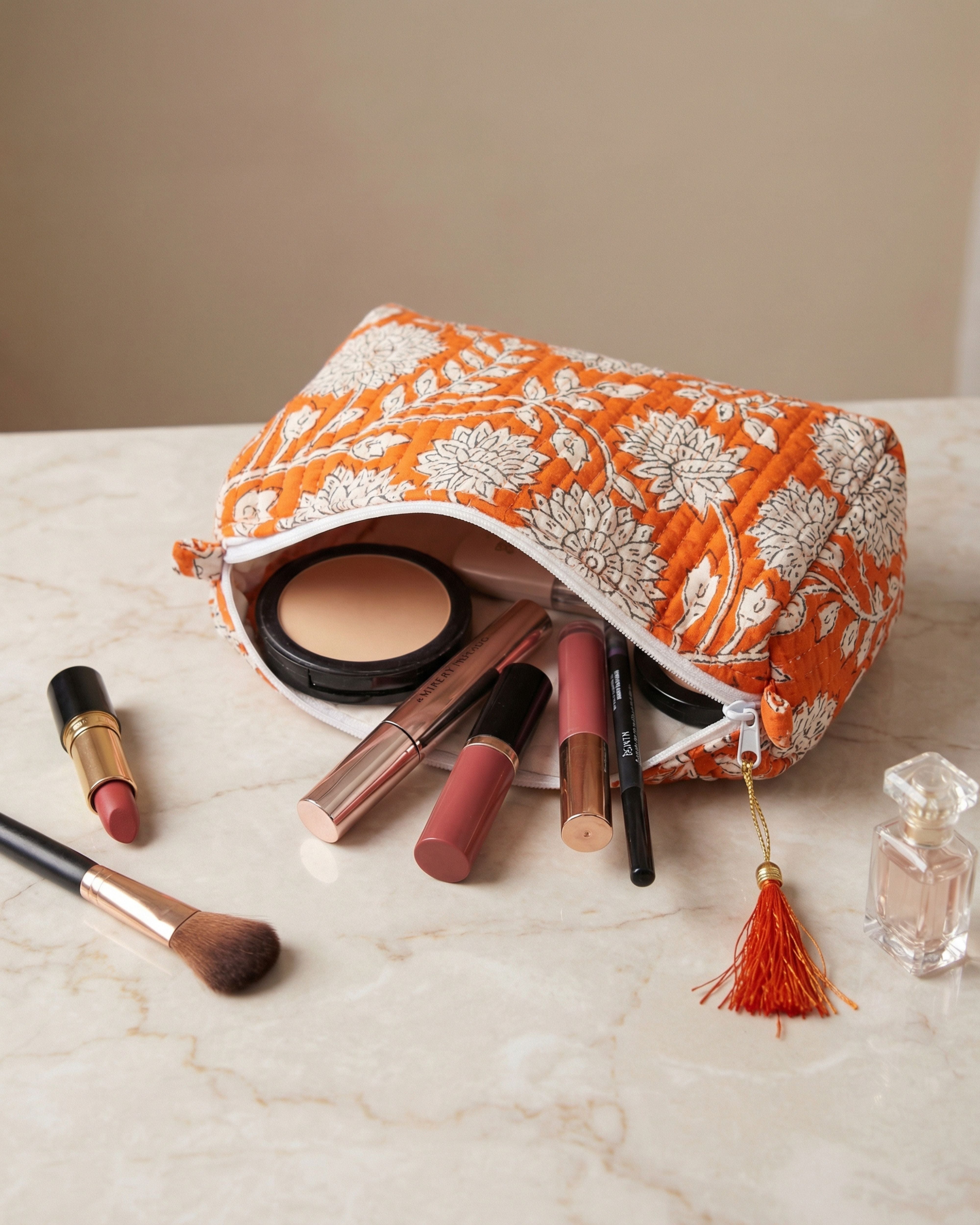 SUN GARDEN ORANGE POUCH SET