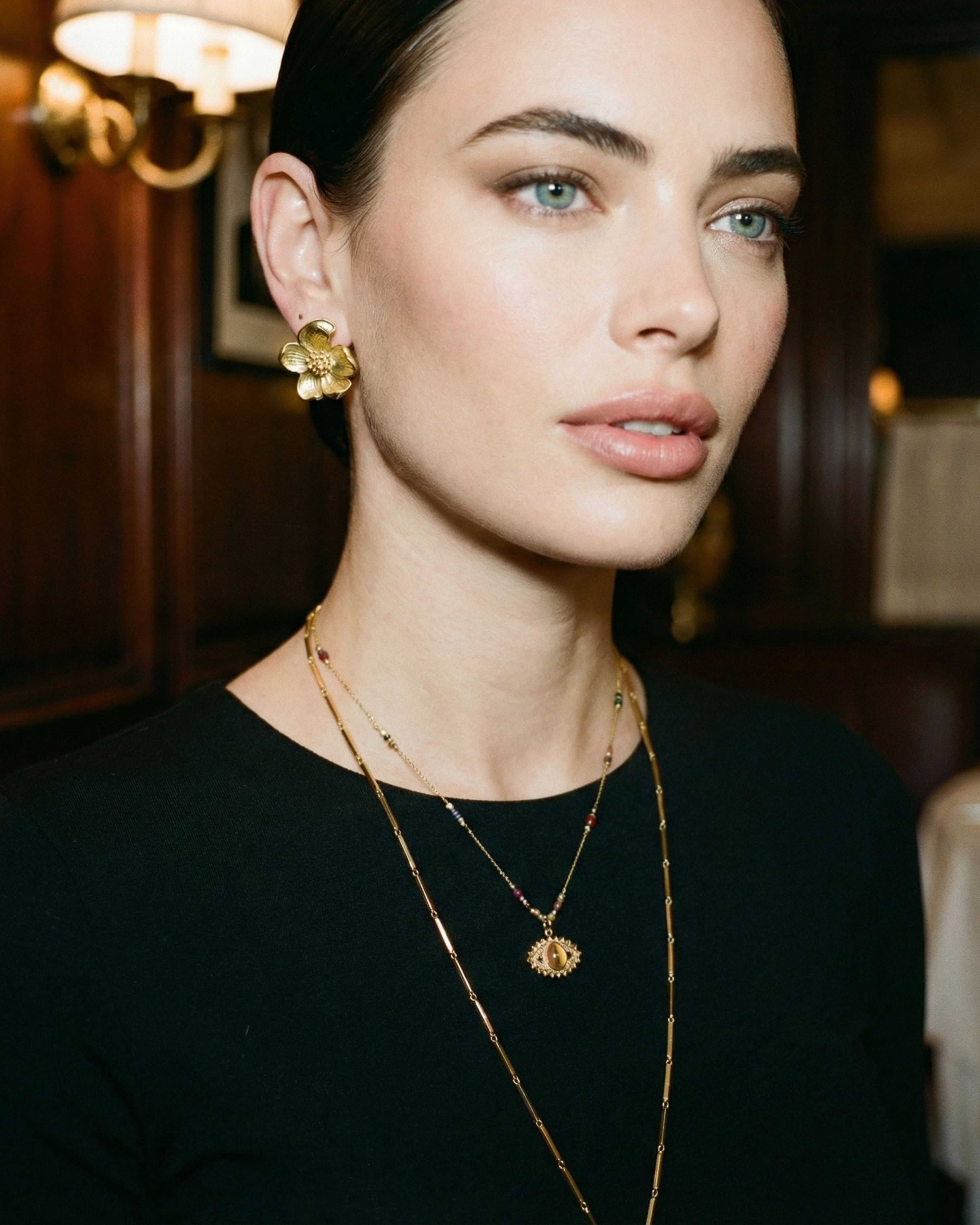 AURA EVIL EYE NECKLACE