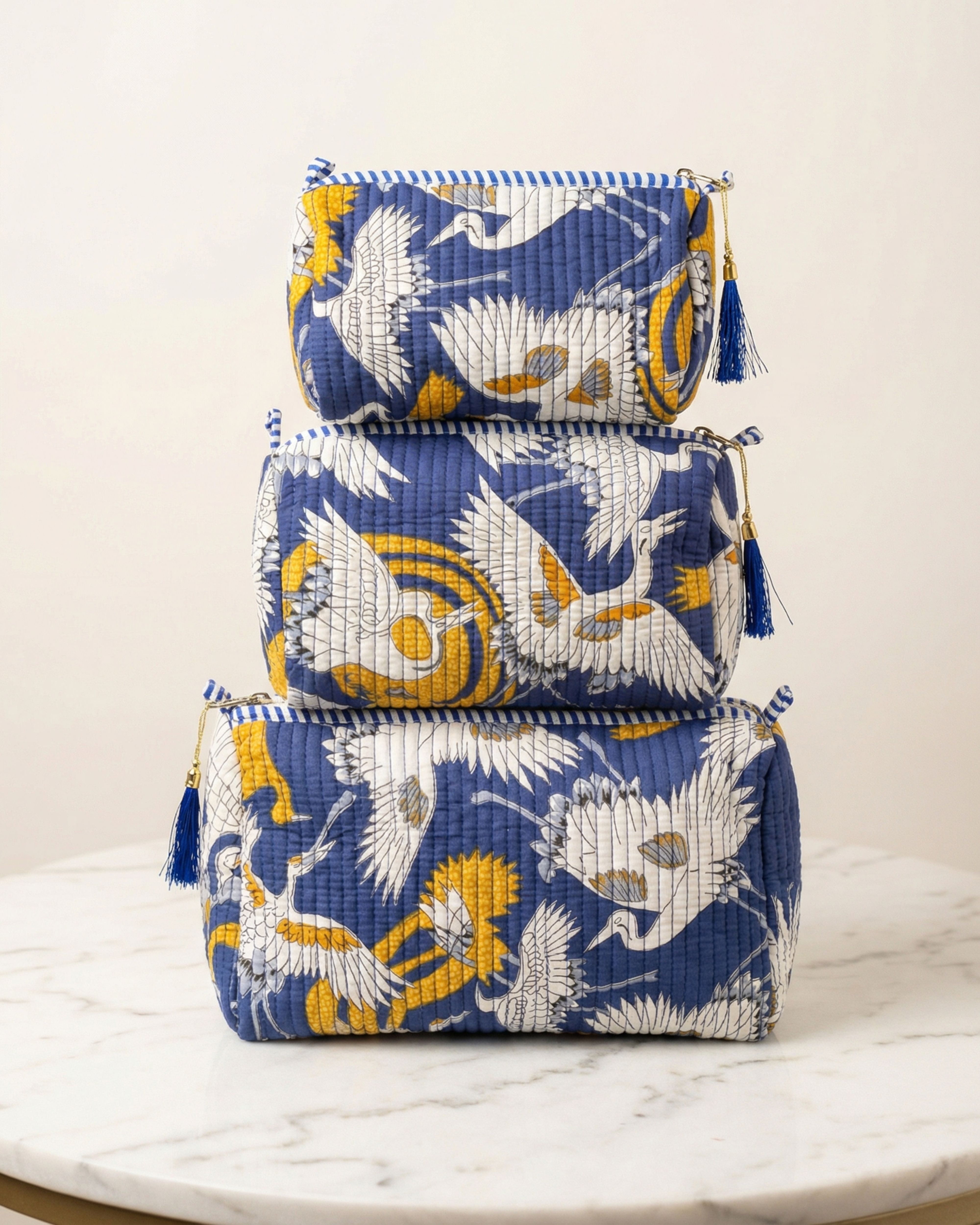 NOMAD STORK NAVY POUCH SET