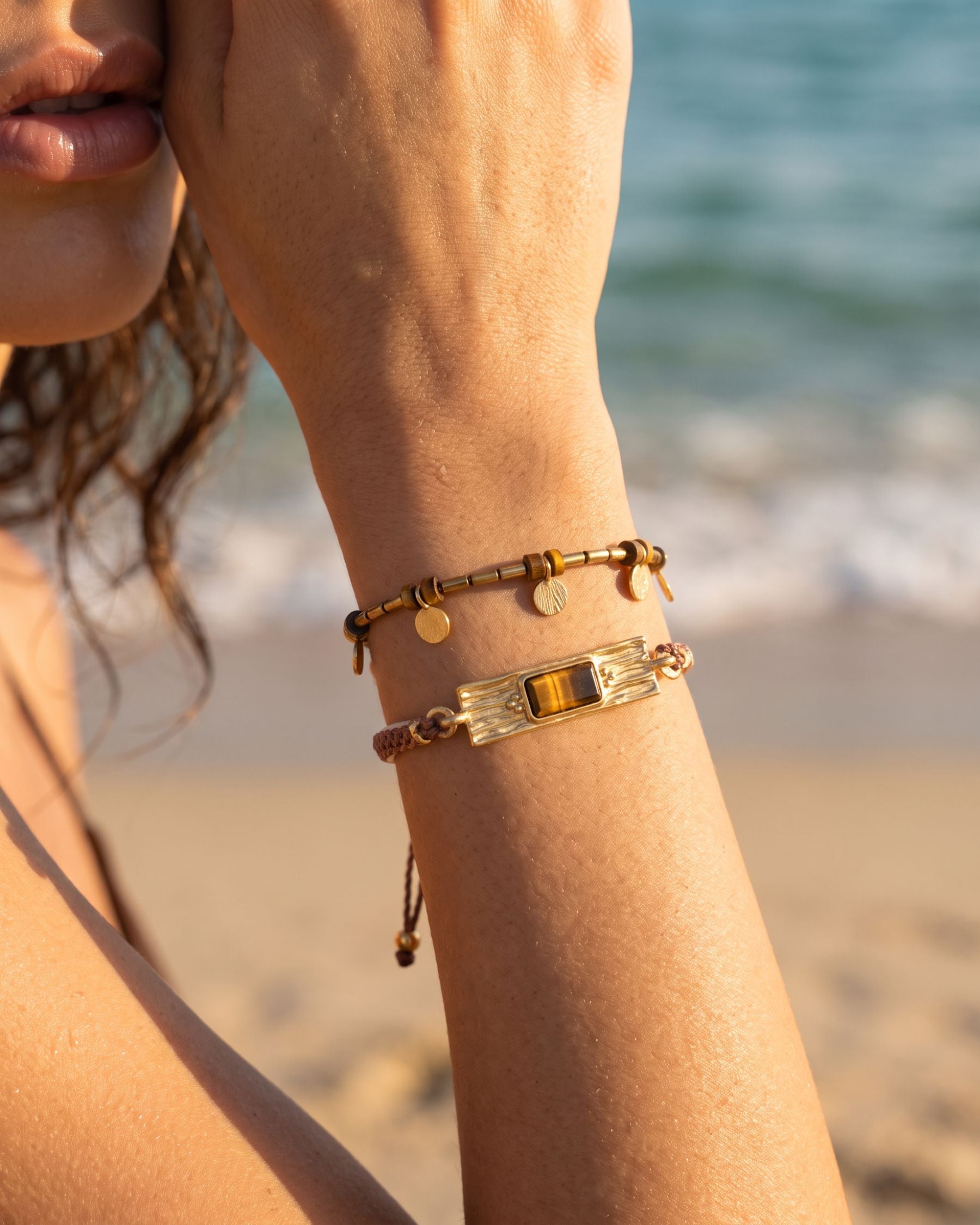 GOLDEN TIGER EYE ROPE BRACELET