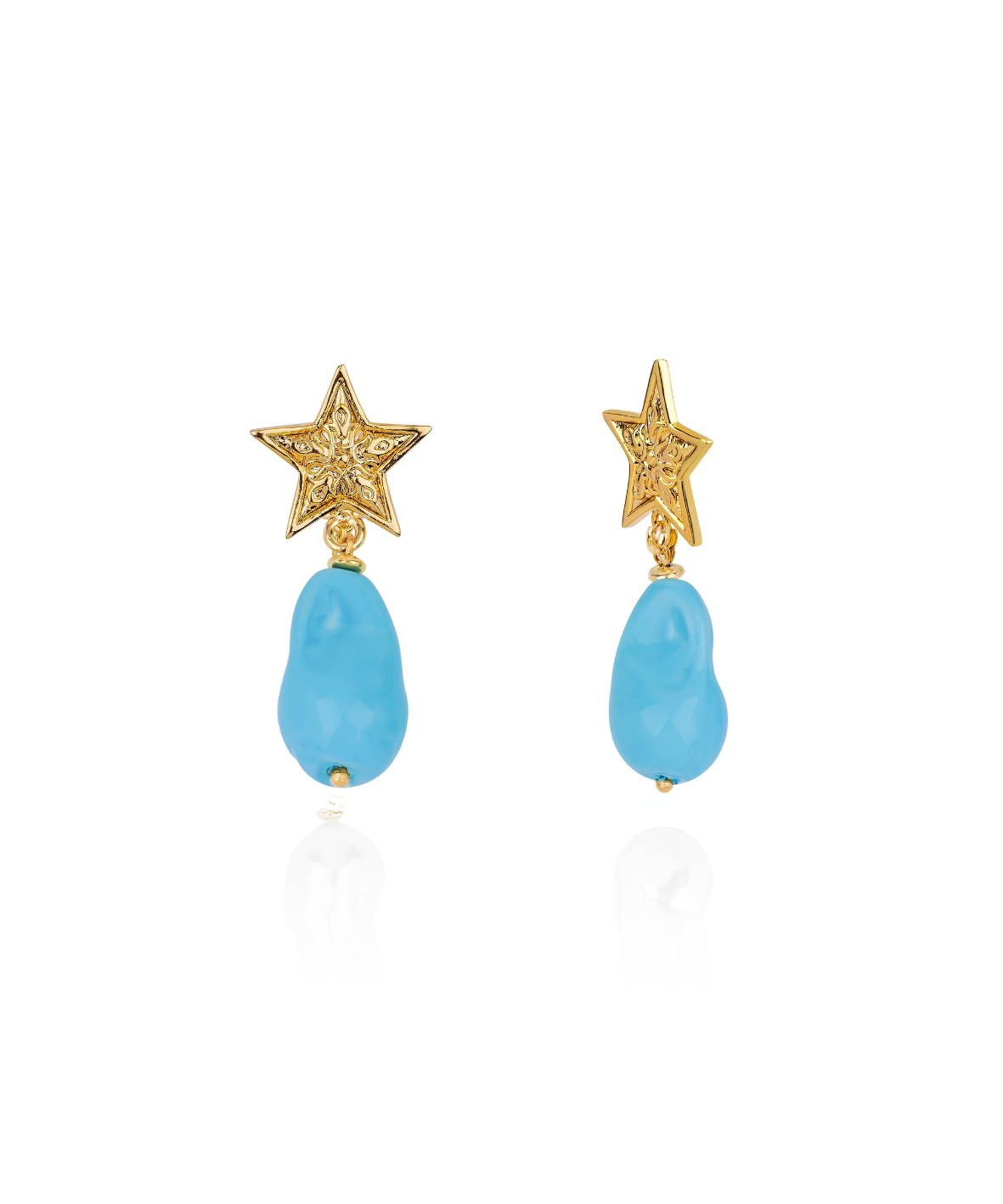 MIAMI STAR TURQUOISE EARRINGS