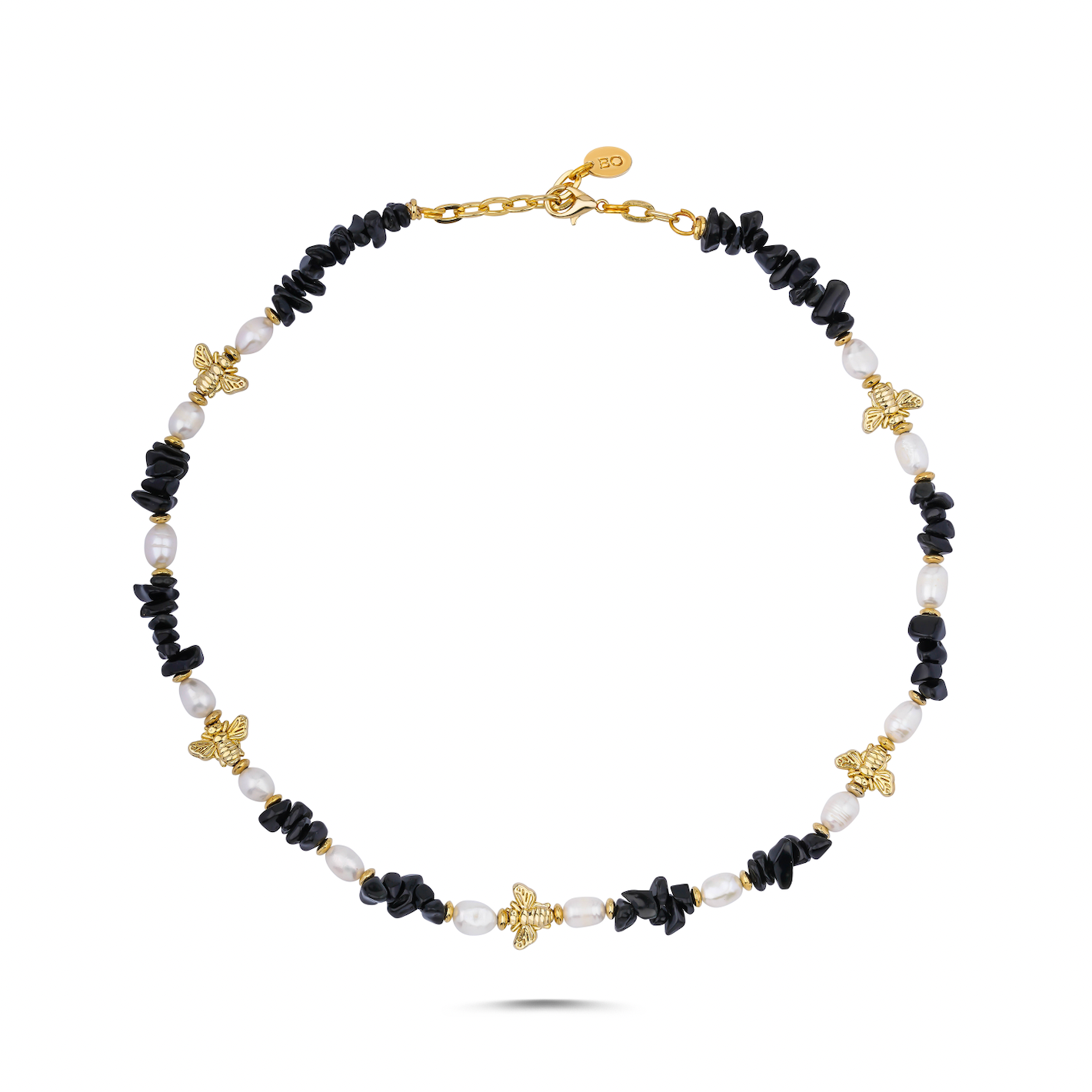 BEE LOVE BLACK NECKLACE